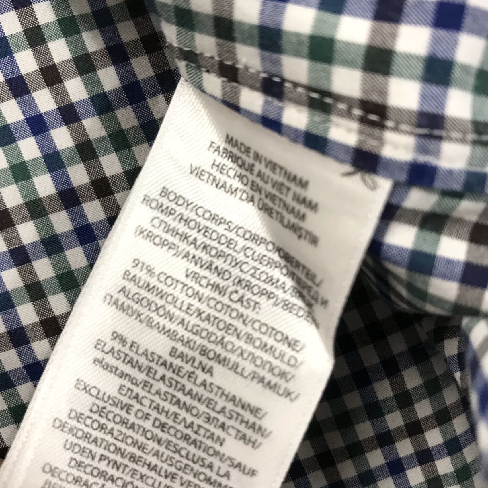 Ralph Lauren Ralph Lauren Shirt Mens 3XLT Tall Blue Green Check Poplin Classic Cotton Blend Shirt Big & Tall Mens Blue Check Poplin Cotton Blend Classic Size US XXL / EU 58 / 5 - 5 Thumbnail