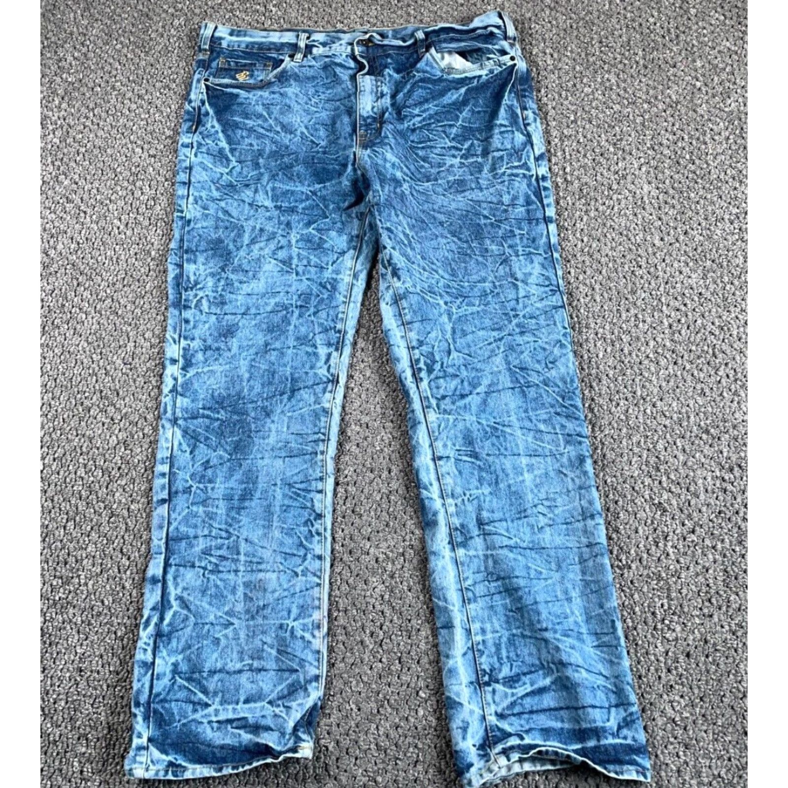Rocawear VINTAGE Rocawear 90s Baggy Tapered Jeans Men's 44 x 36 Acid Wash Blue Denim Size US 44 / EU 60 - 2 Thumbnail