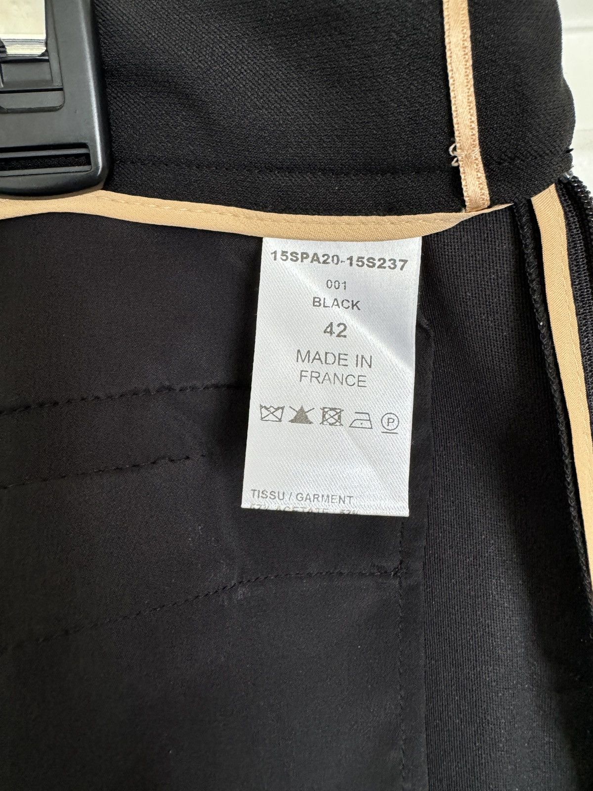 Chloe Chloe Black High Waisted Pants Attached Wrap Tied Belt Size 30" / US 8 / IT 44 - 13 Thumbnail