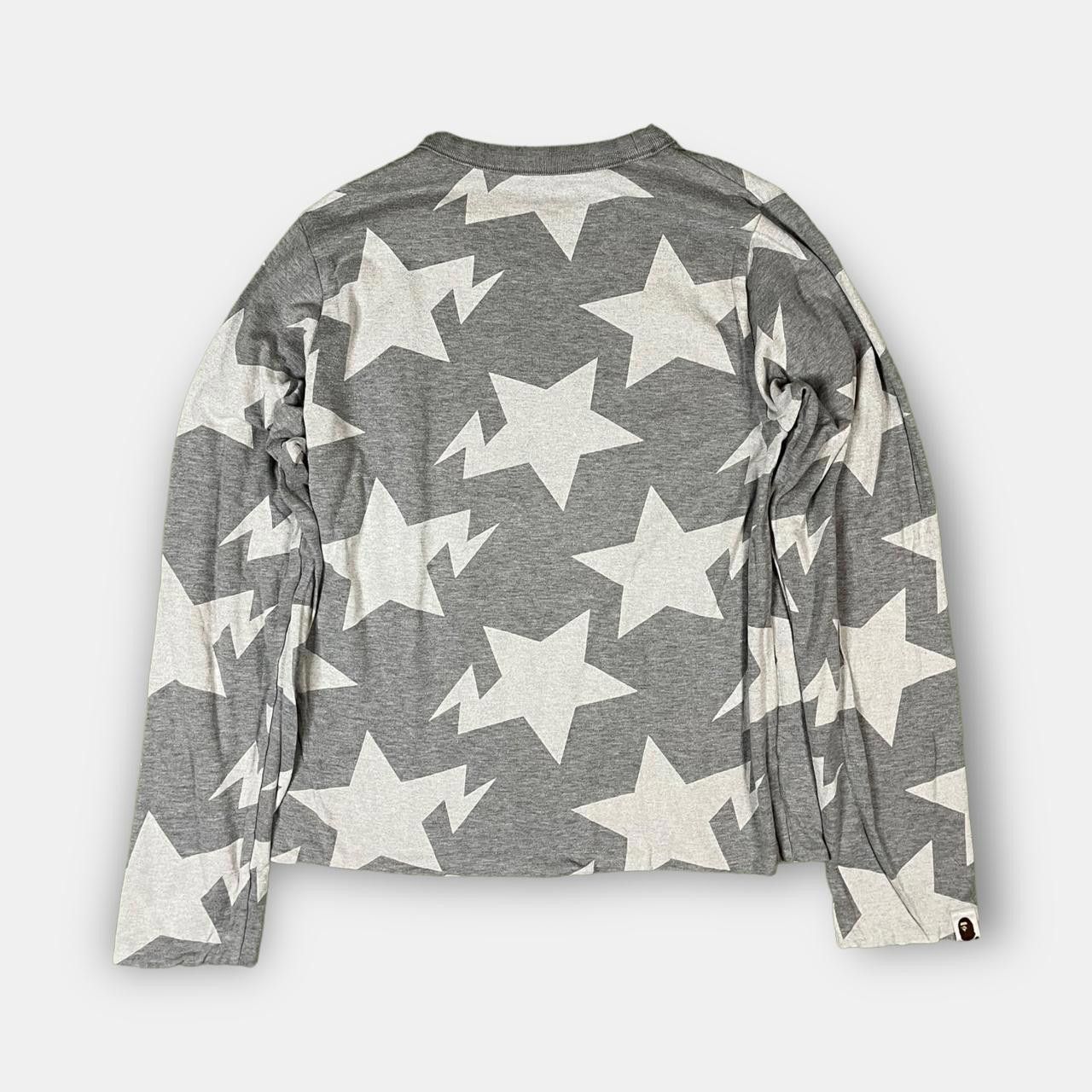 Bape BAPE Men's Grey and White Sweatshirt Size US S / EU 44-46 / 1 - 2 Thumbnail