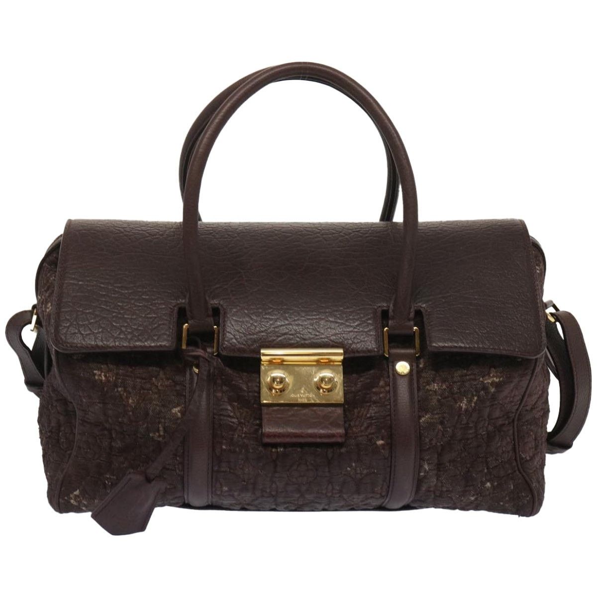 Louis Vuitton LOUIS VUITTON Monogram Volupte Psyche Hand Bag Bordeaux Size ONE SIZE - 13 Thumbnail