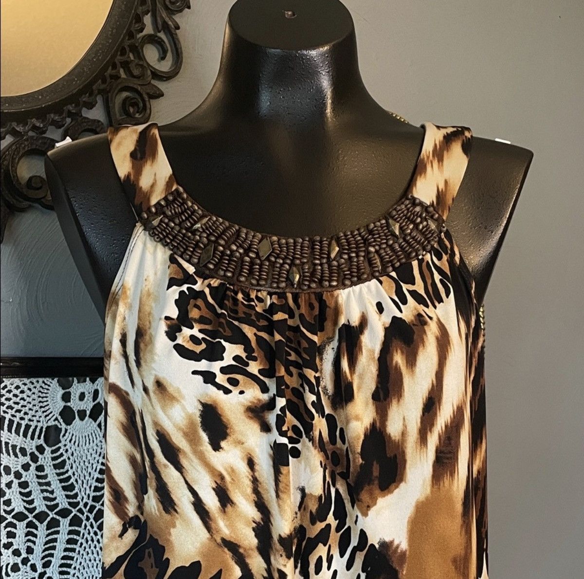 Other I.N. Studio y2k vintage cheetah tank Size L / US 10 / IT 46 - 2 Thumbnail