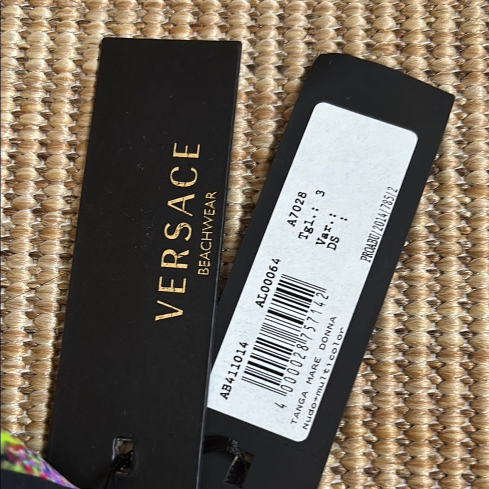 Versace NWT Versace Black and Yellow Bikini Swimwear Size 3C Size ONE SIZE - 11 Thumbnail