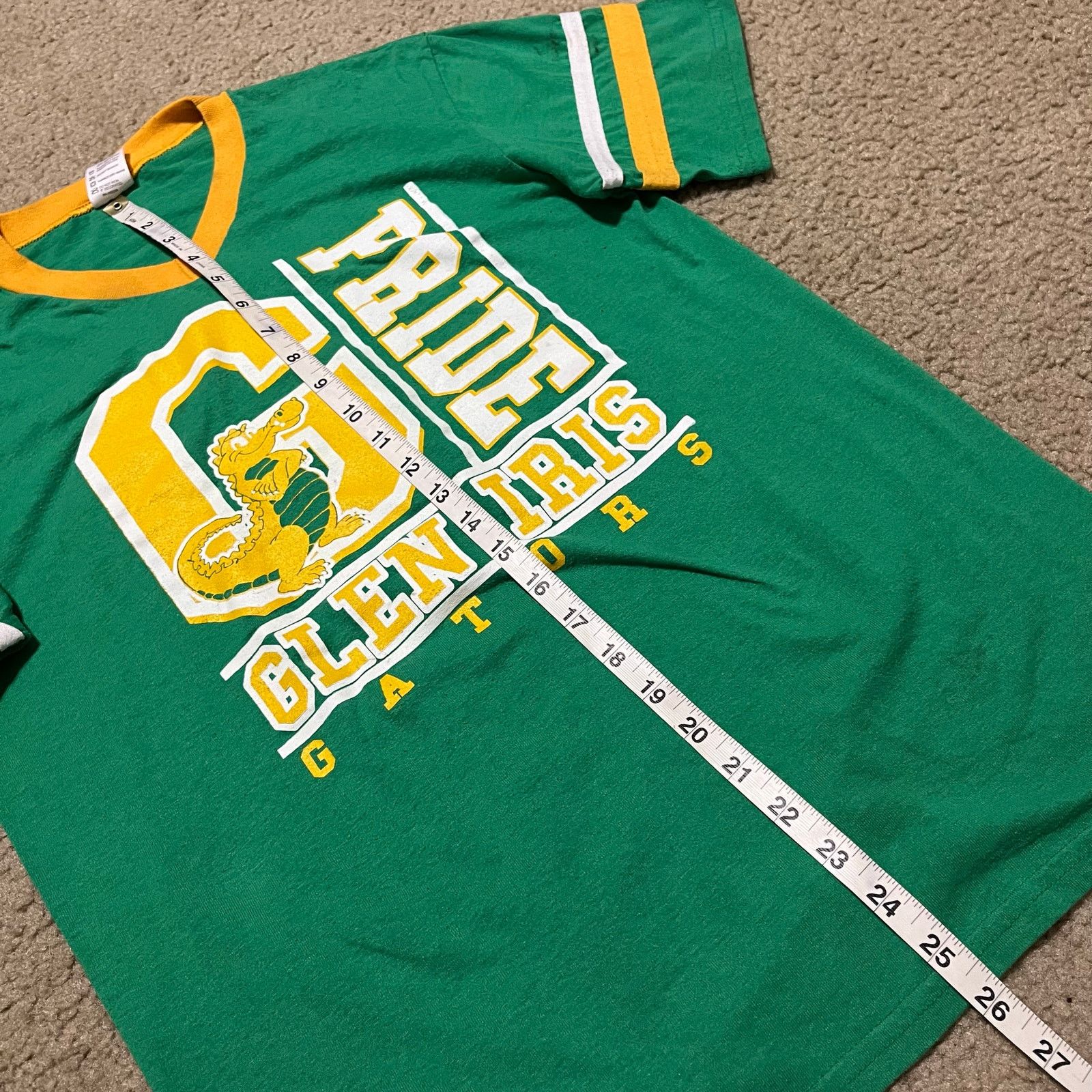 Augusta Sportswear 2000s Glen Iris Gators Graphic Jersey Shirt Green/Yellow Size US M / EU 48-50 / 2 - 5 Thumbnail