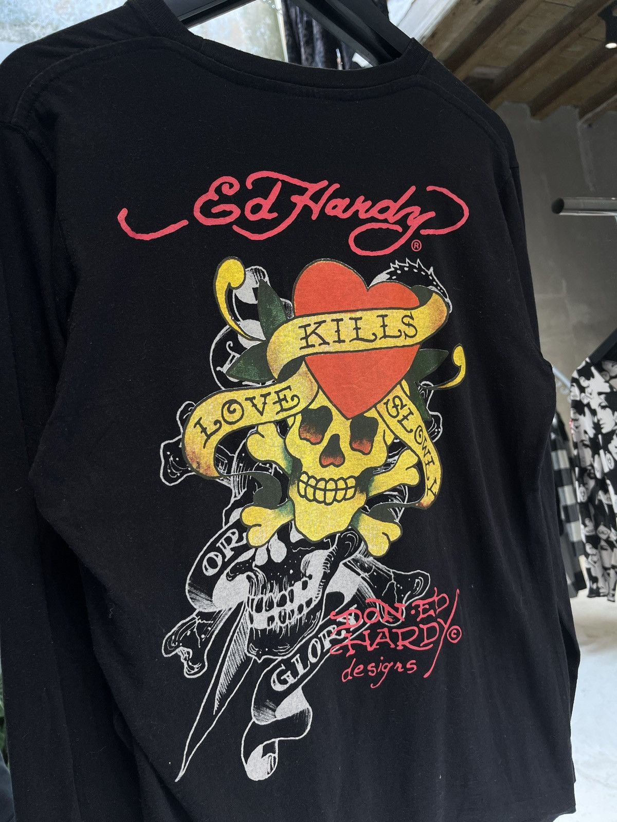 Ed Hardy Ed hardy love kill slowly long sleeve t-shirt Size US XL / EU 56 / 4 - 4 Thumbnail