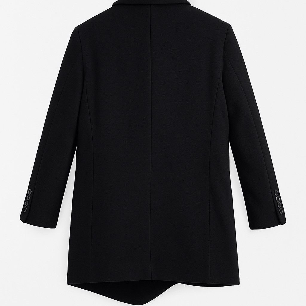 Diet Butcher Slim Skin Vintage Diet Butcher Slim Skin Black Wool Blend Coat Size US S / EU 44-46 / 1 - 2 Thumbnail
