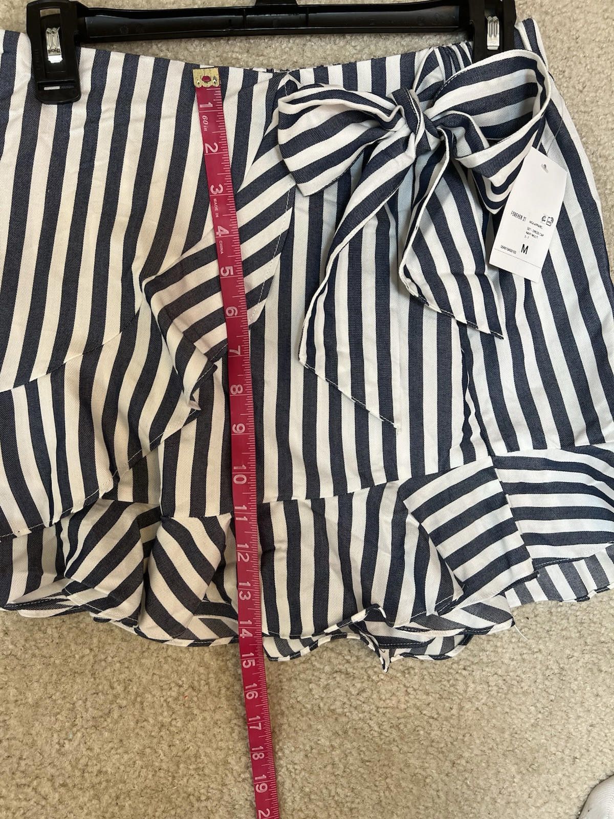 Forever 21 Forever 21 Stripped Ruffle Skirt Sz M Size 32" / US 10 / IT 46 - 8 Thumbnail