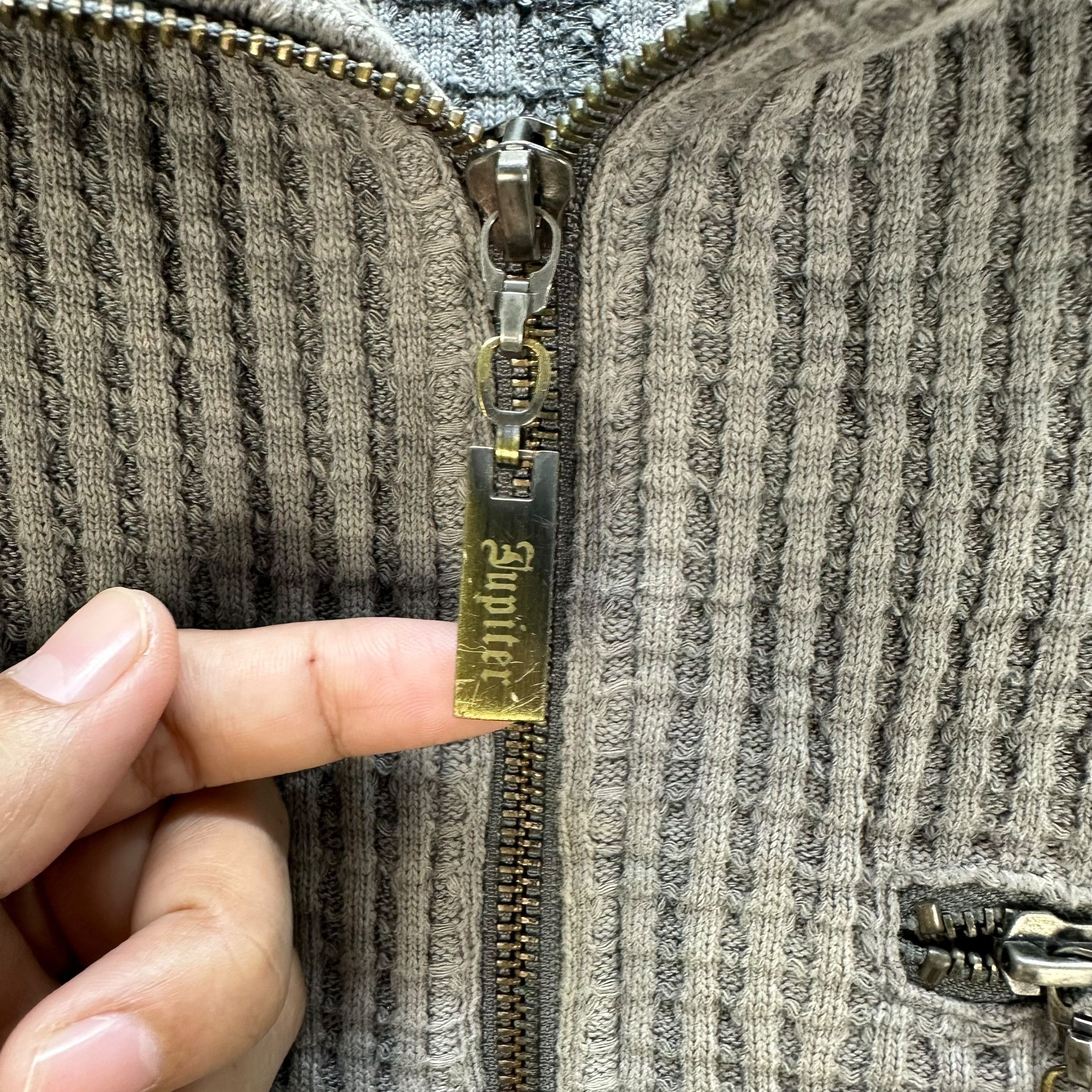 Japanese Brand A.S.M Jupiter & Juno Japan Sweater Jacket #A20-0469 Size L / US 10 / IT 46 - 4 Thumbnail