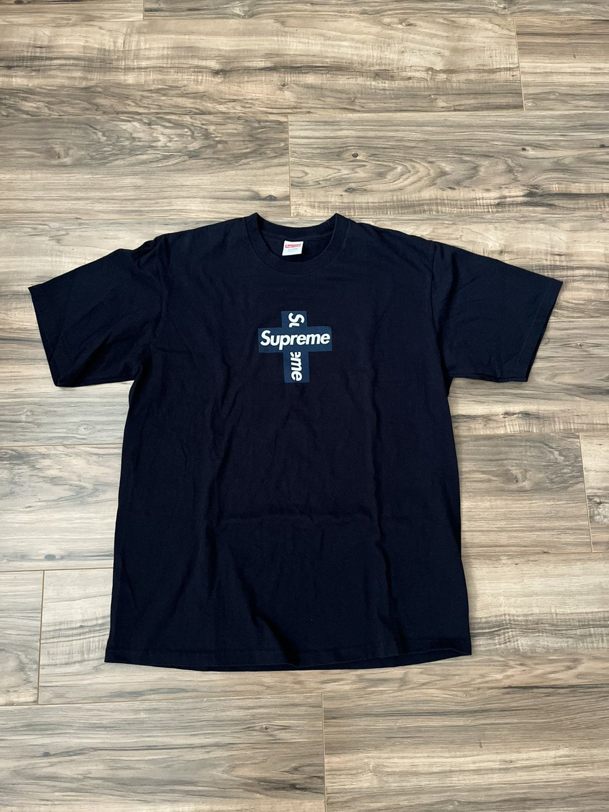 supreme cross box logo tee supreme cross box logo tee 白S
