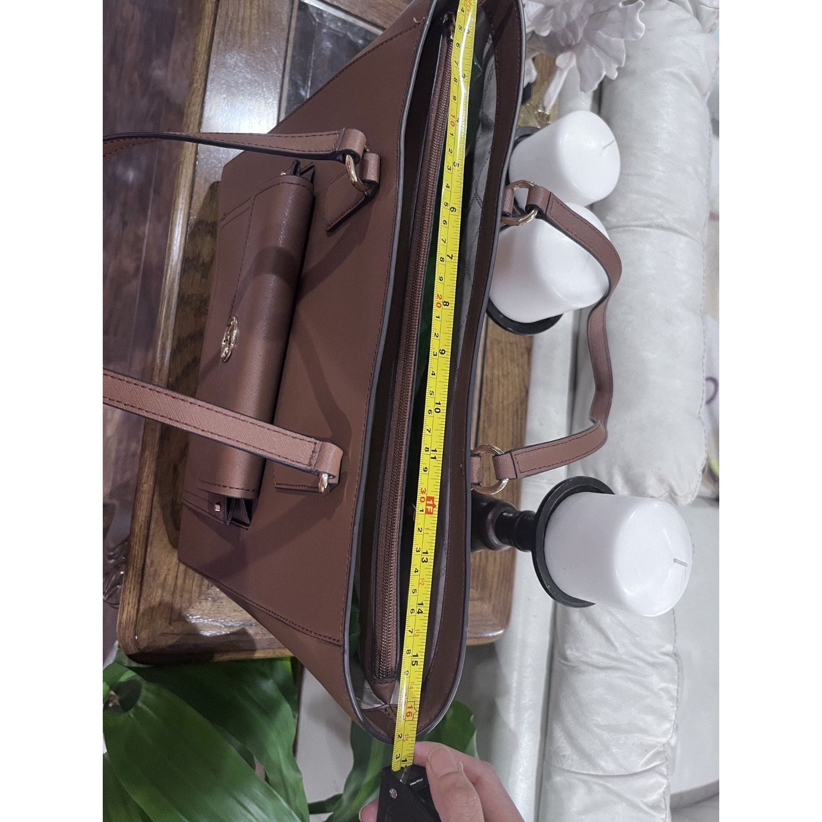 Michael Kors New Michael Kors Joey Large Saffiano Leather Pocket Tote Size ONE SIZE - 4 Thumbnail