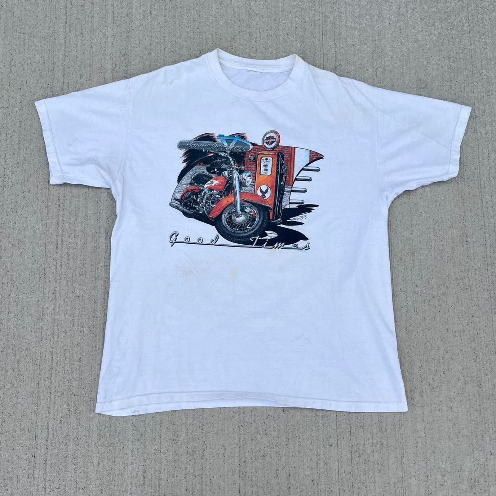Harley Davidson Vintage harley davidson tshirt size Size US XL / EU 56 / 4 - 1 Thumbnail