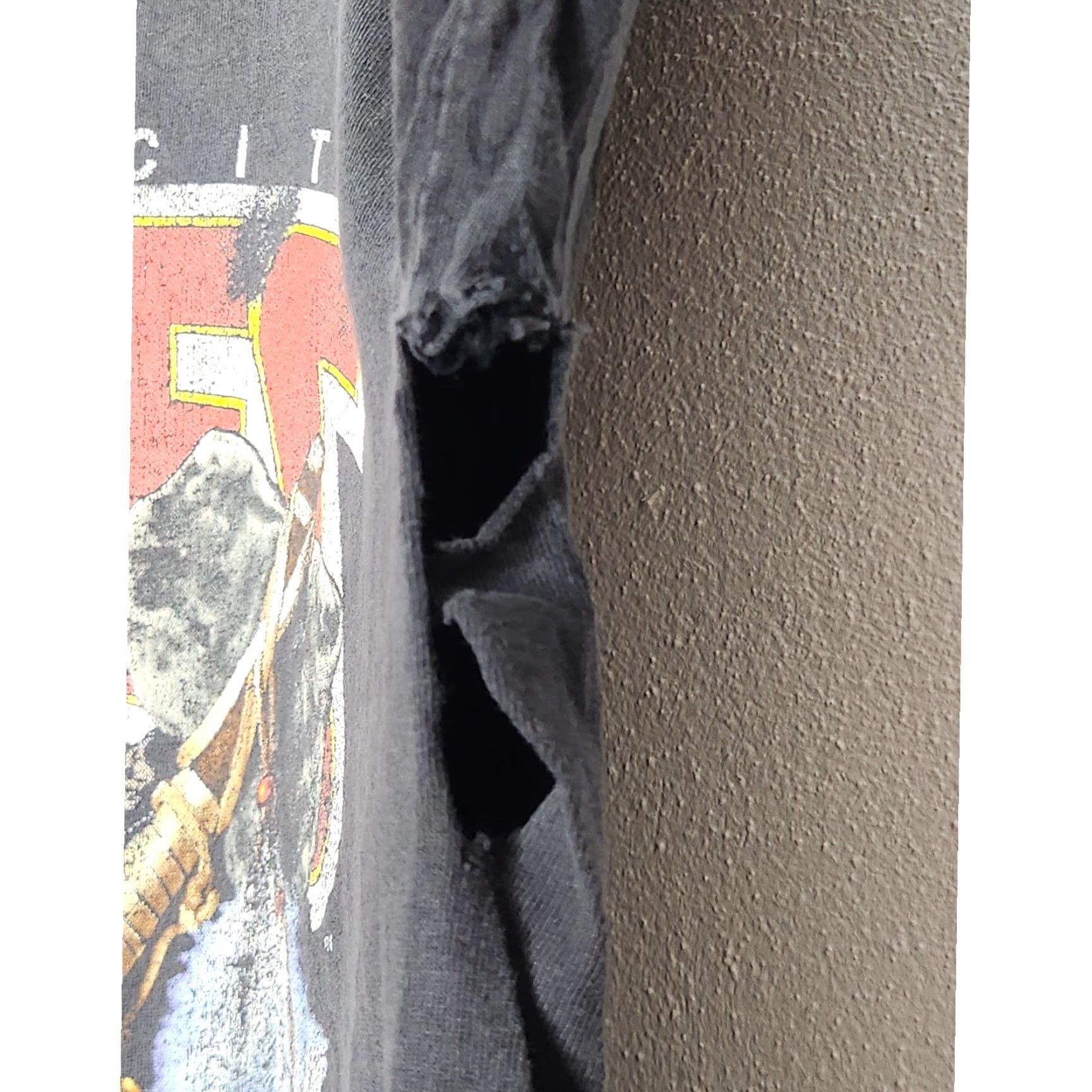 Vintage VINTAGE Kansas City Chiefs Distressed Grunge Worn 90s Salem Medium Faded Size US M / EU 48-50 / 2 - 6 Thumbnail