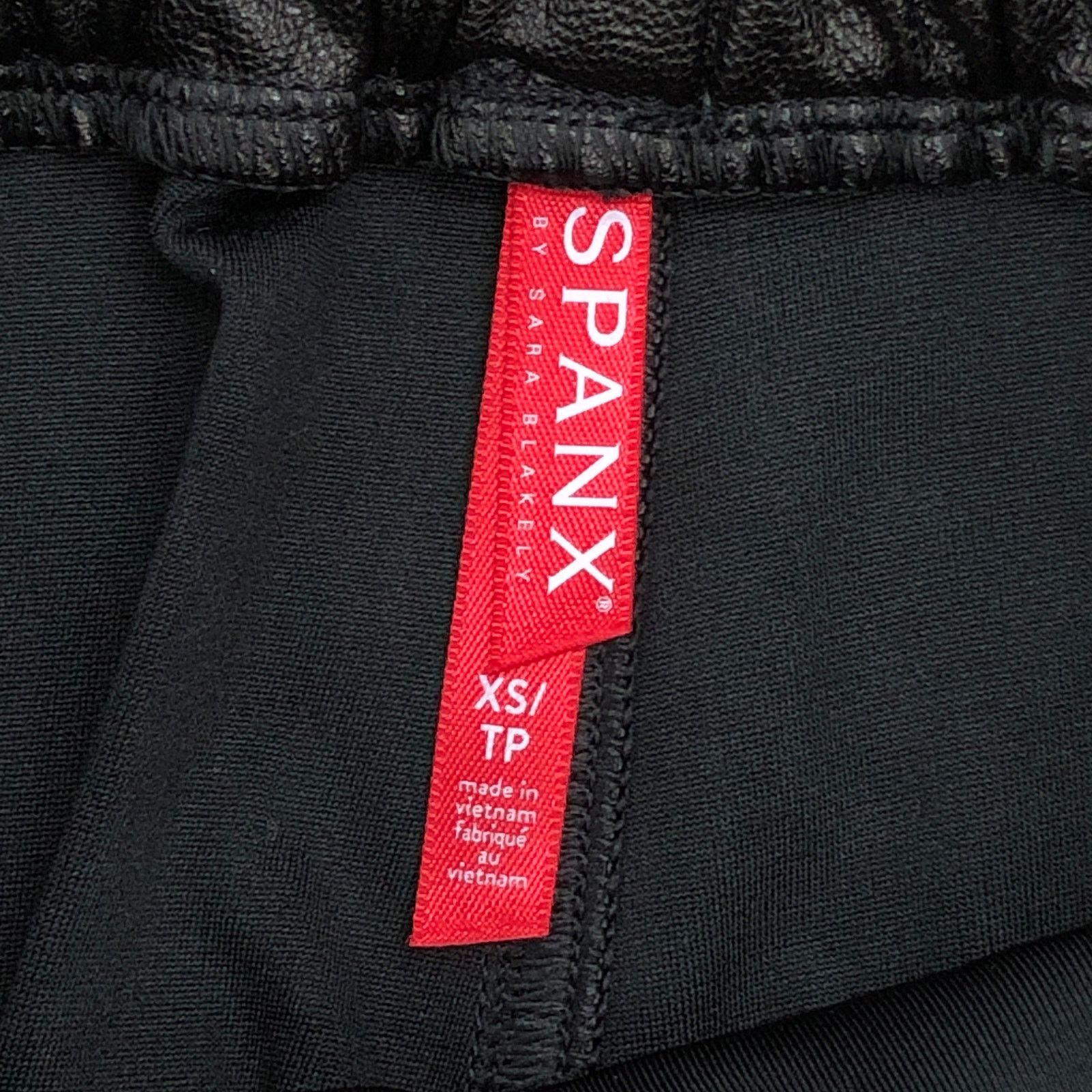 Spanx Spanx Sz XS Pants Leather Like Jogger Noir Coated BRAND NEW Size 26" / US 2 / IT 38 - 9 Thumbnail