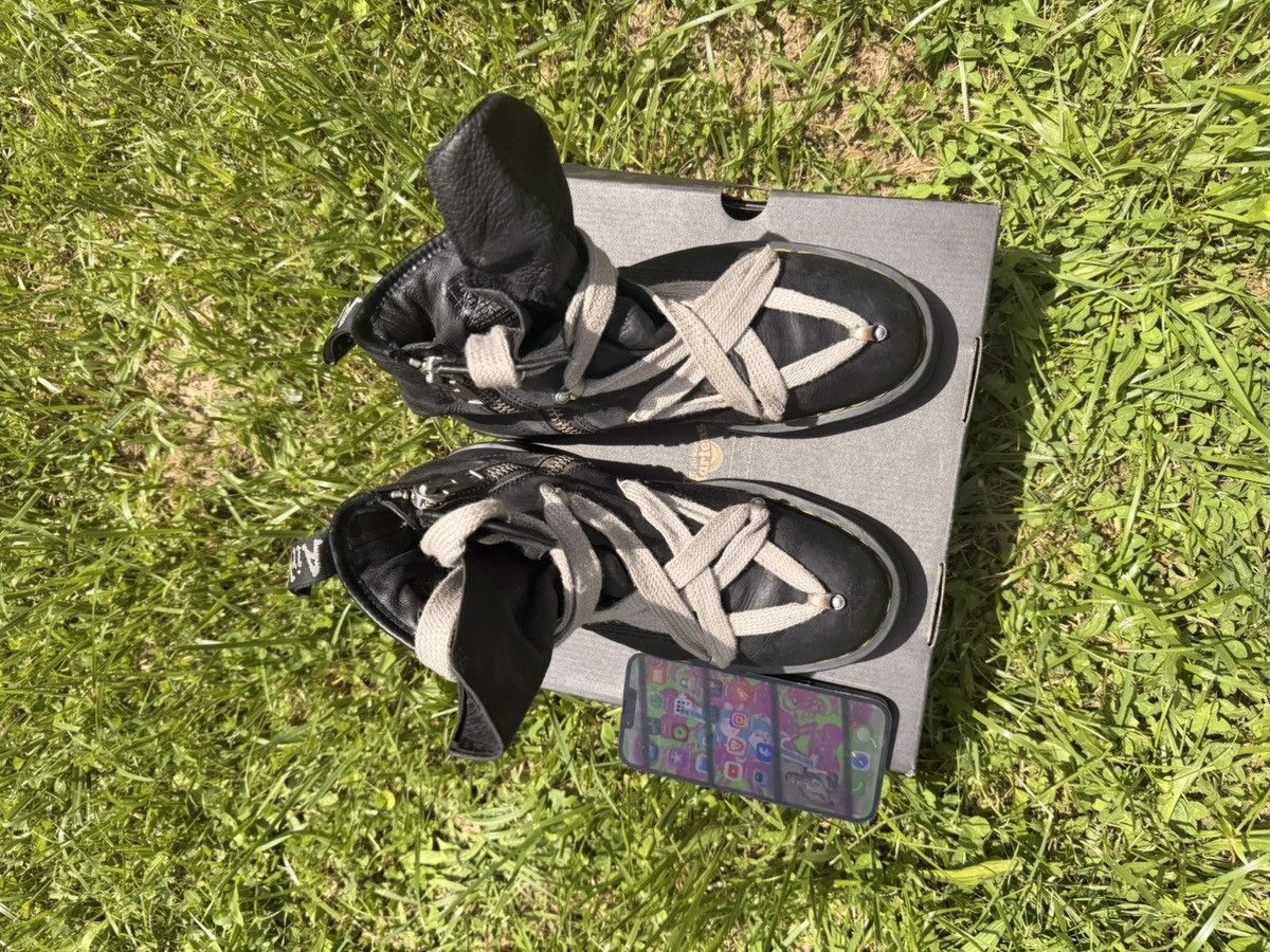 Rick Owens Rick Owens Doc Marten Jumbo Lace Quad Pentagram Boot Size US 9 / EU 42 - 9 Thumbnail