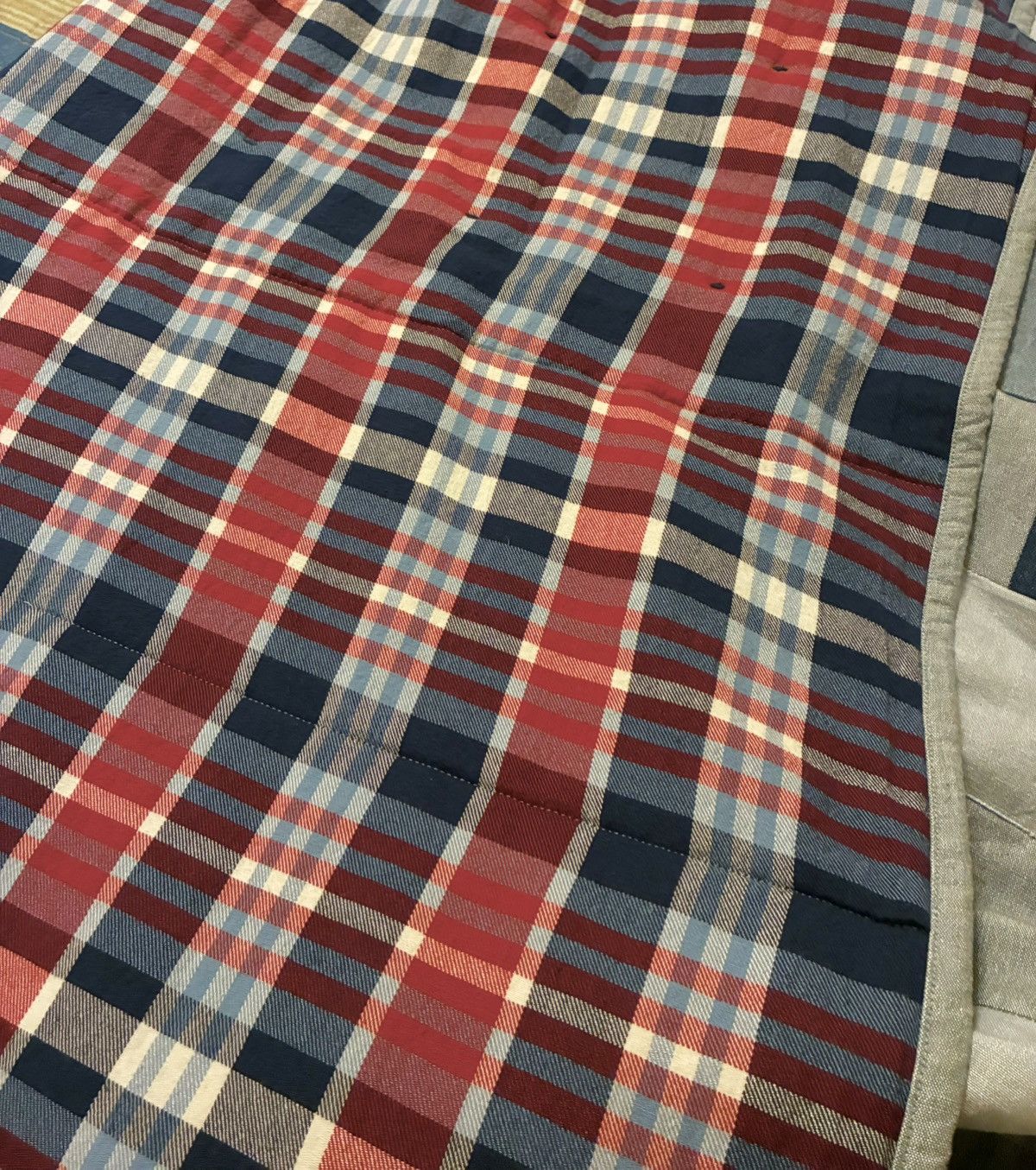 Polo Ralph Lauren POLO RALPH LAUREN PATCHWORK DENIM FLAG BLANKET Size ONE SIZE - 10 Thumbnail