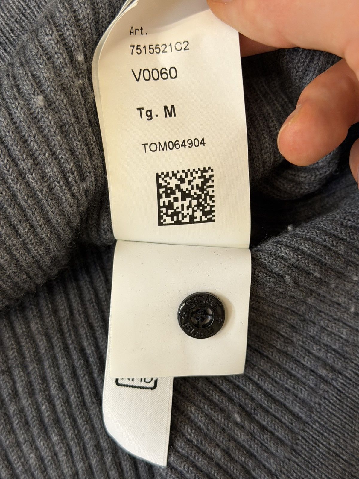 Stone Island Stone Island Wool Grey Crewneck Size US M / EU 48-50 / 2 - 7 Thumbnail