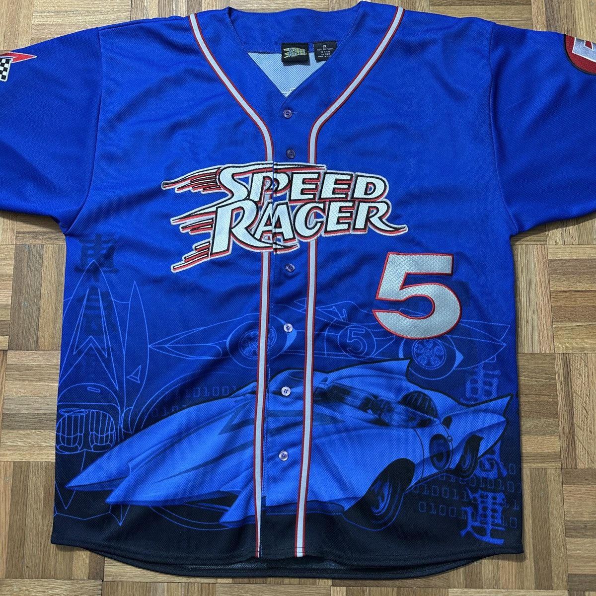 Vintage Vintage Speed Racer baseball jersey Size US XL / EU 56 / 4 - 3 Thumbnail