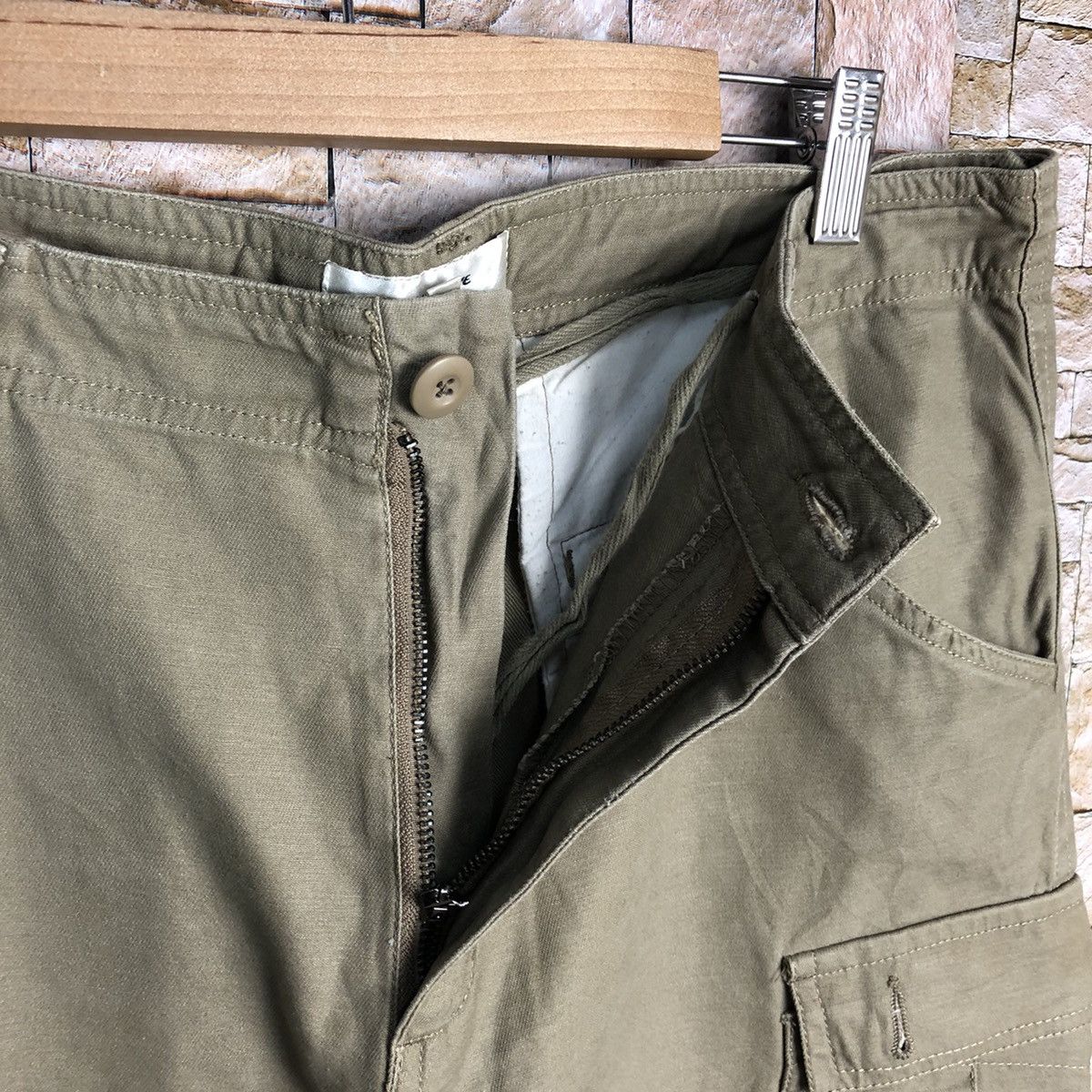 Japanese Brand Fullile Green utility tactical Cargo Multipocket Pants #A648 Size US 34 / EU 50 - 15 Thumbnail