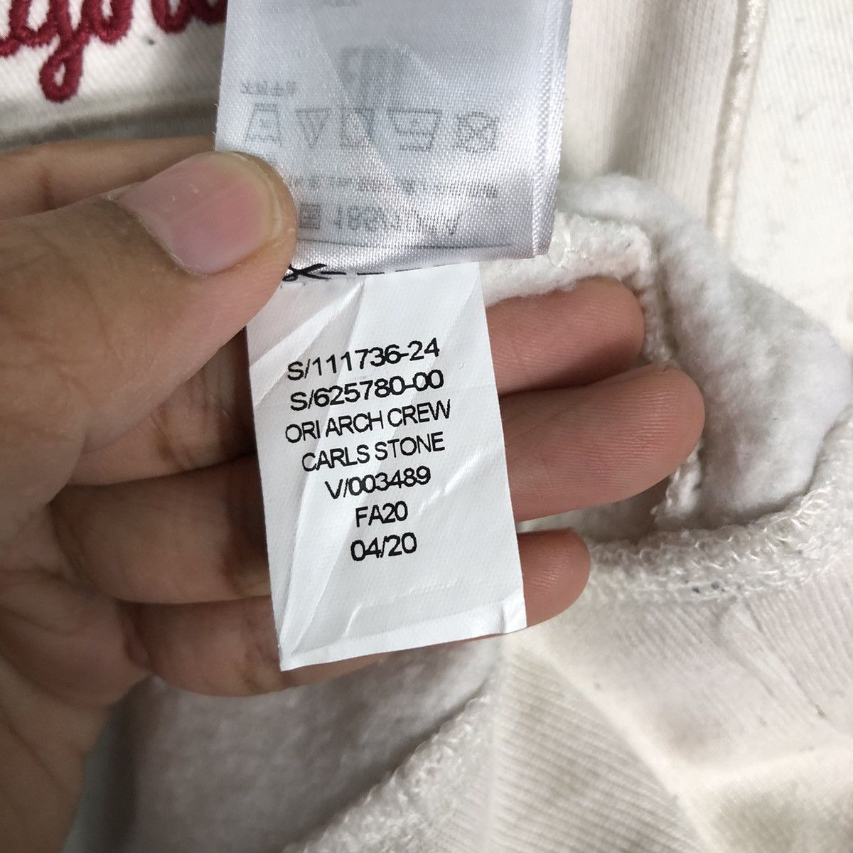 Japanese Brand GAP Original Spellout Crewneck Sweatshirt Cream Beige Size US L / EU 52-54 / 3 - 21 Thumbnail