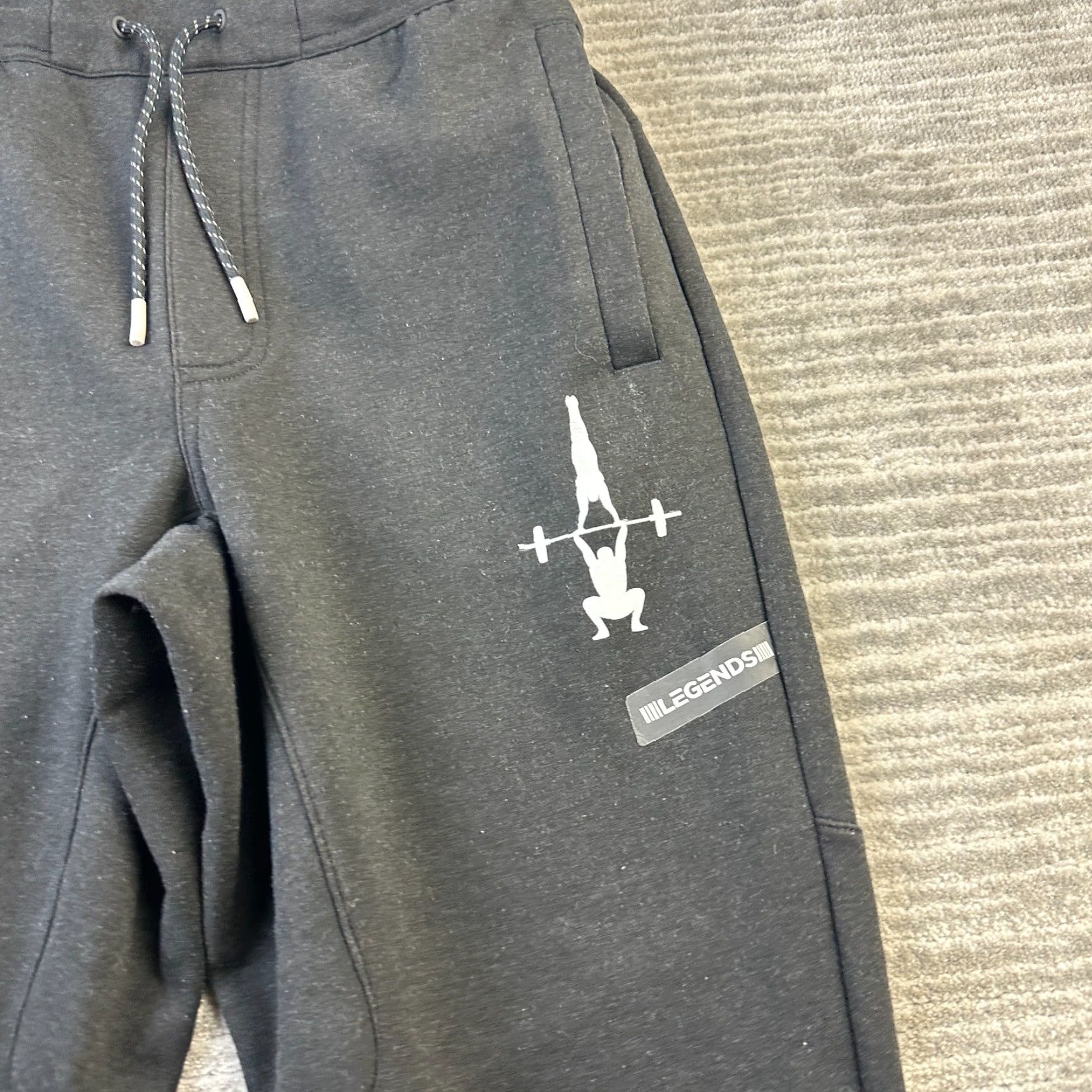 Vintage Legends Pants Tapered Jogger Mens Small Black Size US 29 - 5 Thumbnail