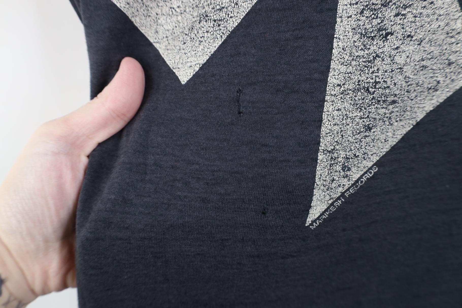 Vintage Vintage 80s Marikesh Records Band T-Shirt Ohio Black USA Size US XL / EU 56 / 4 - 6 Thumbnail
