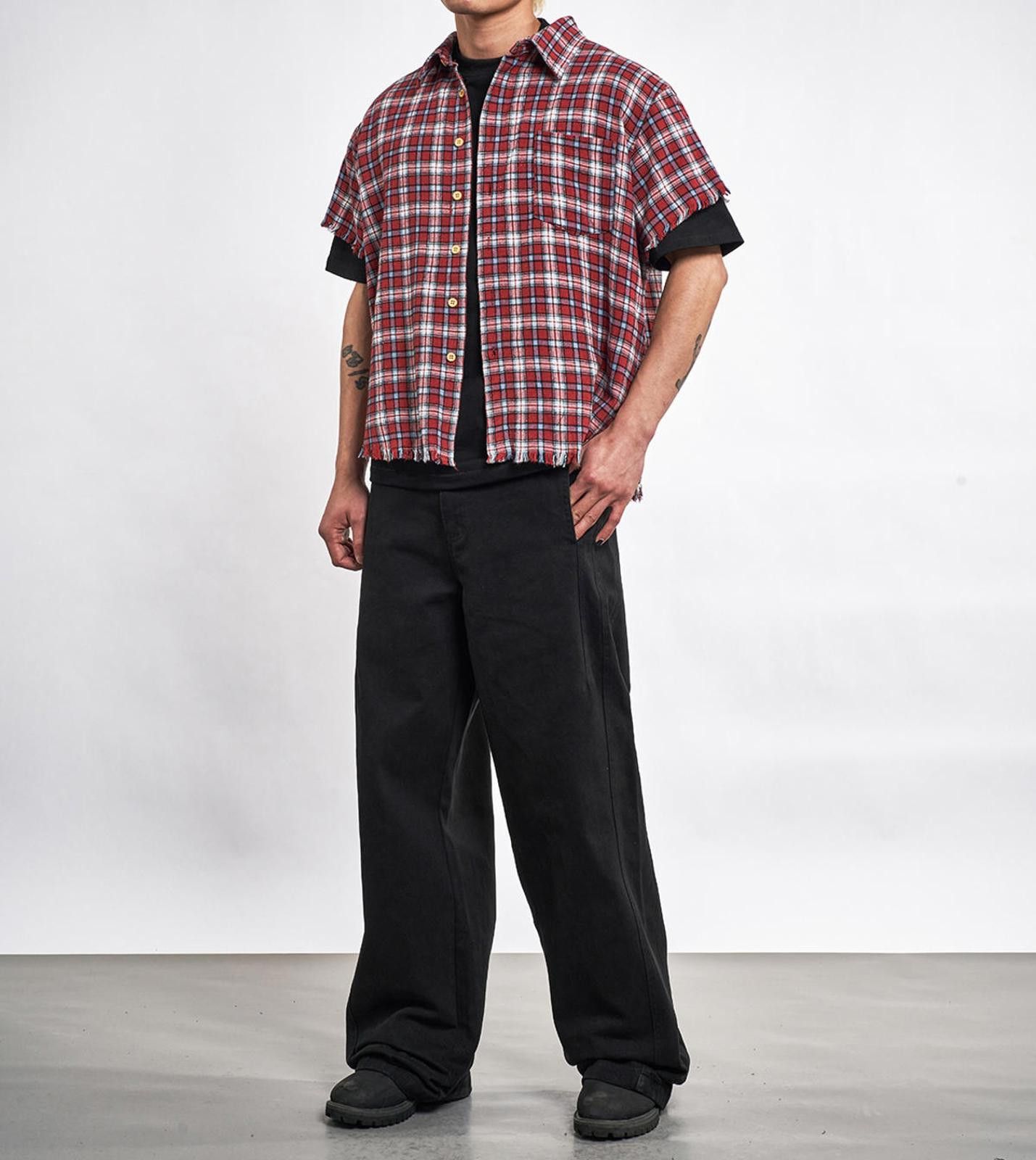 Vintage Black Wide-Leg Pants Size US 32 / EU 48 - 2 Thumbnail