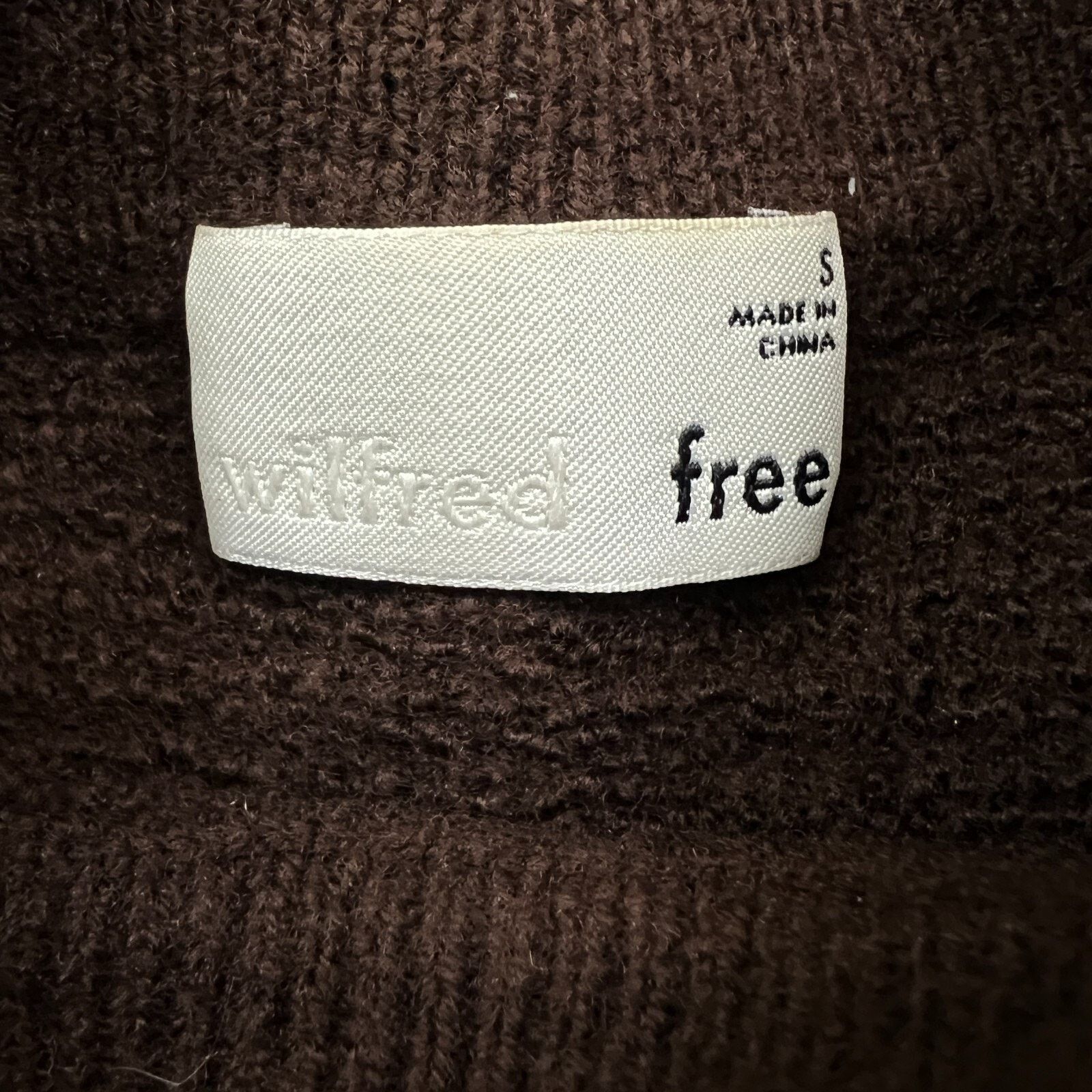 Aritzia Aritzia Wilfred Free Lolan Sweater Merino Wool Cropped Top Size S / US 4 / IT 40 - 5 Thumbnail
