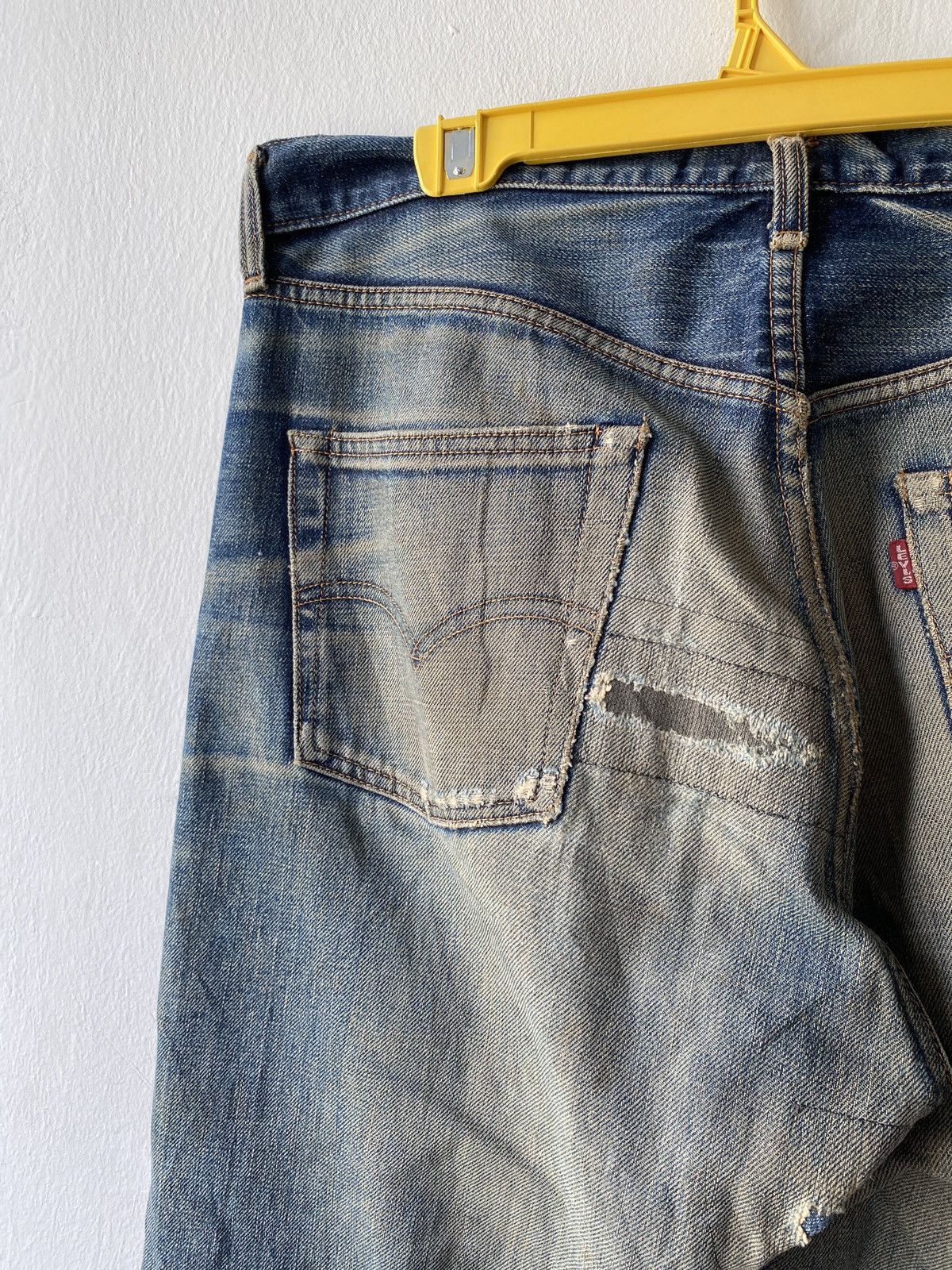 Levi's Vintage Levi’s 502XX Selvedge Rusty Distressed Denim Size US 33 - 15 Thumbnail