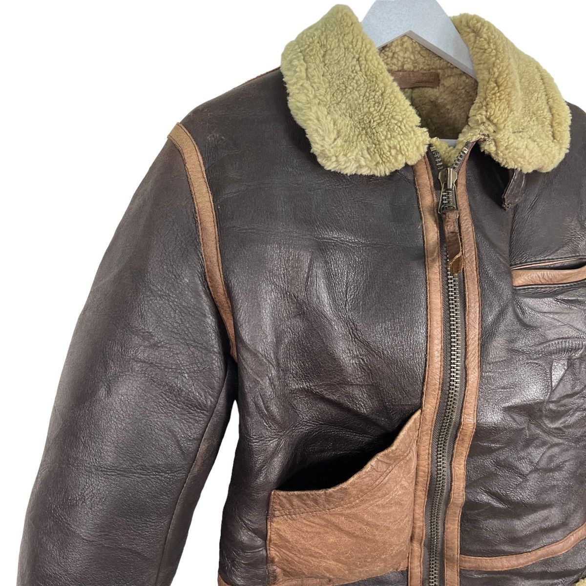 45rpm 🔥 ARCHIVES 45rpm KIRO HIRATA CROP LEATHER SHEARLING JACKET Size US S / EU 44-46 / 1 - 8 Thumbnail