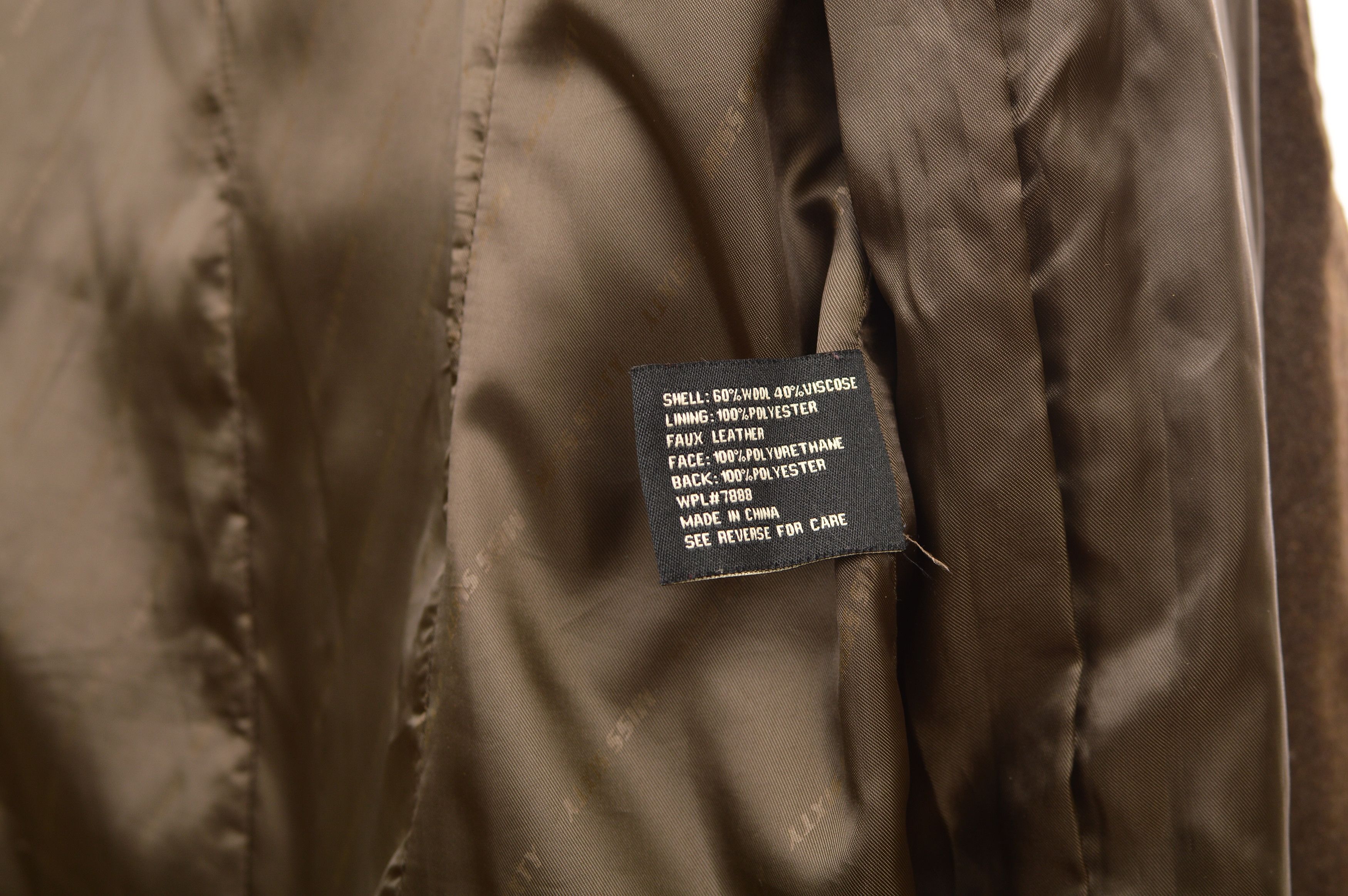 Miss Sixty Miss Sixty Vintage Double Breasted Wool Viscose Blend Coat Size XL / US 12-14 / IT 48-50 - 7 Thumbnail