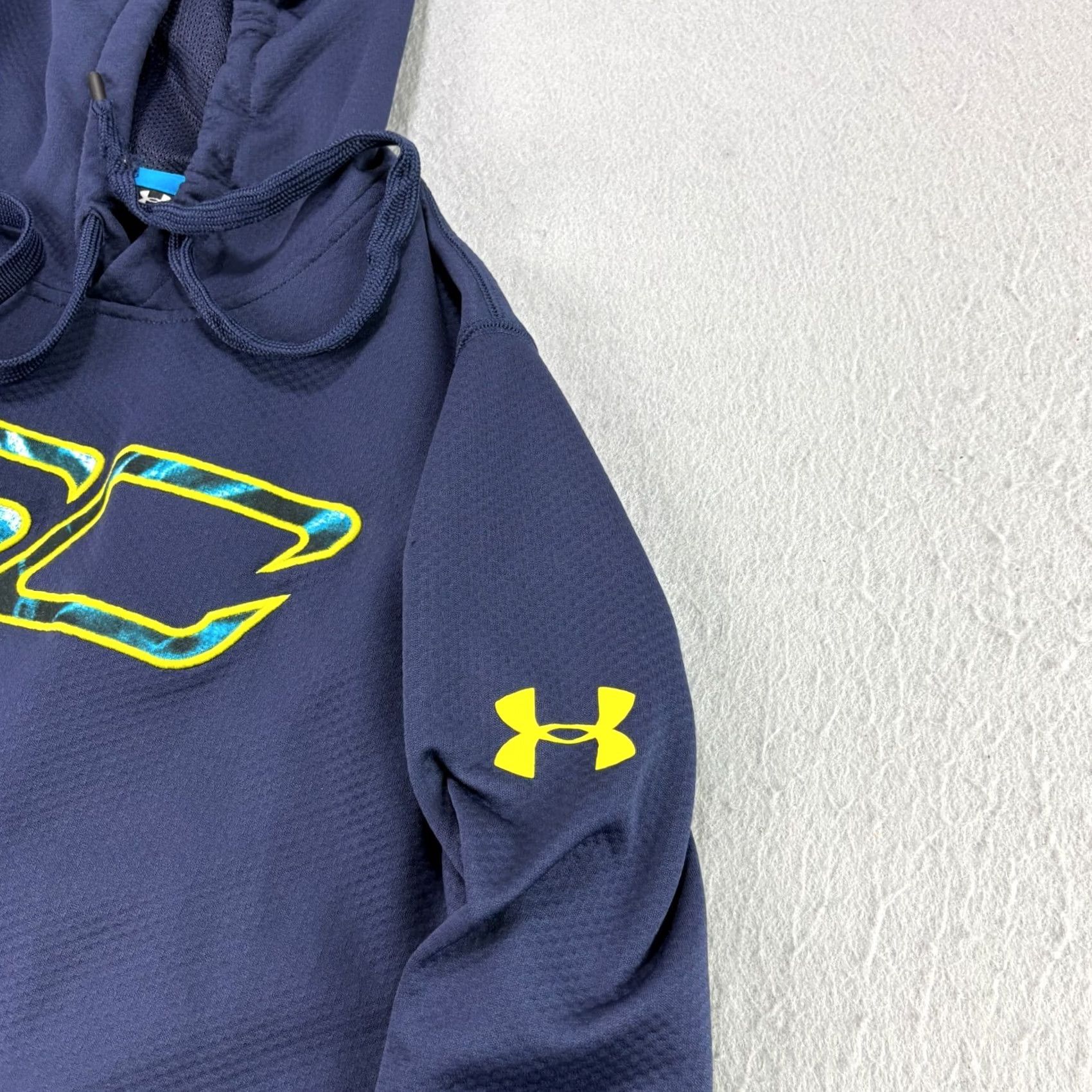 Under Armour Under Armour Steph Curry Hoodie Mens XL Blue Slim Pullover Basketball Shirt Size US XL / EU 56 / 4 - 4 Thumbnail