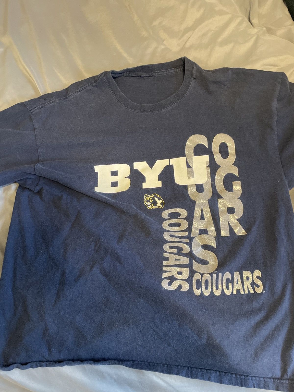 Starter Vintage X Starter BYU Cougars Tee Size US XL / EU 56 / 4 - 1 Thumbnail