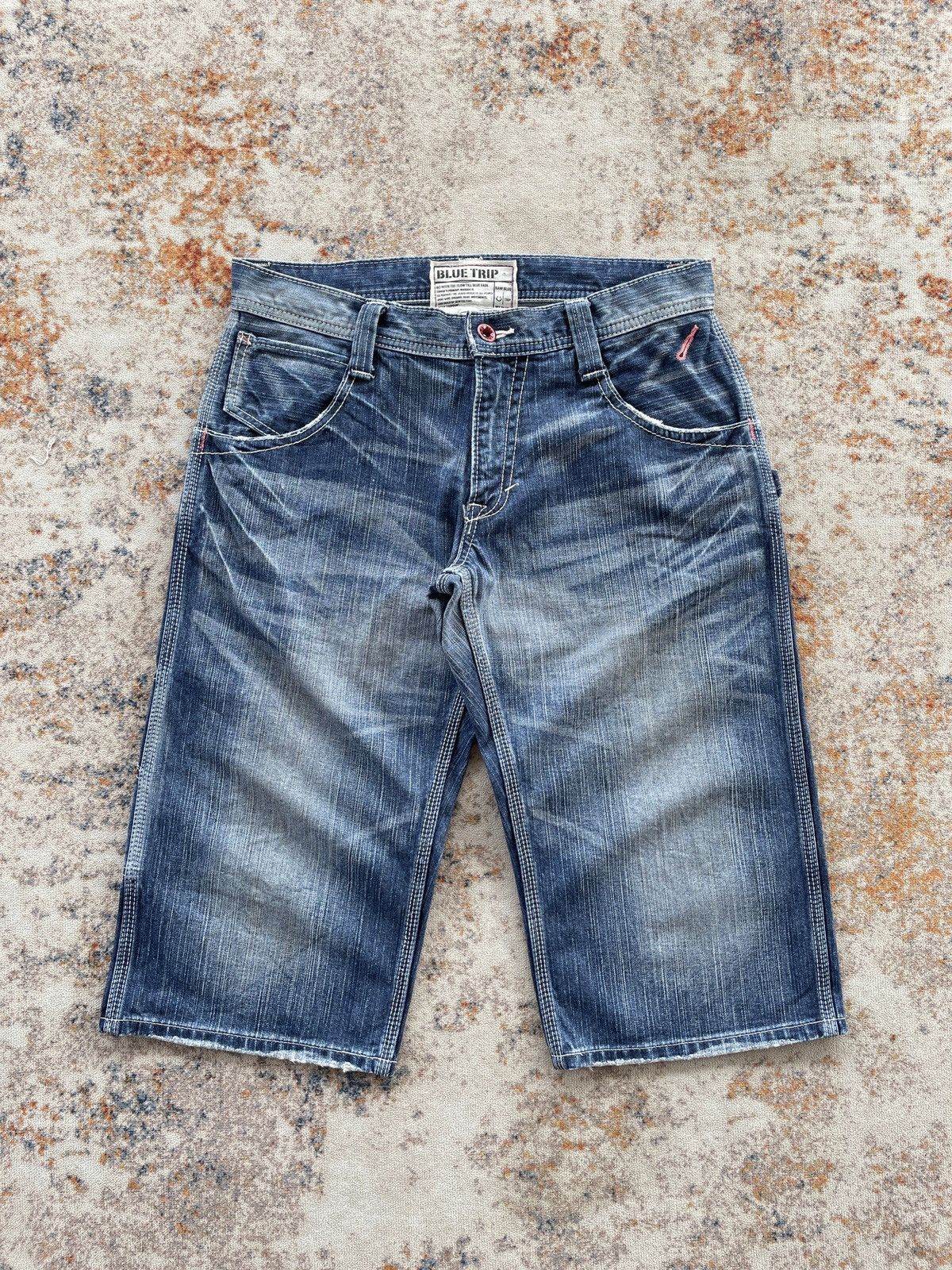 Edwin × Japanese Brand × Vintage Edwin 503 Blue Trip Buckle Back