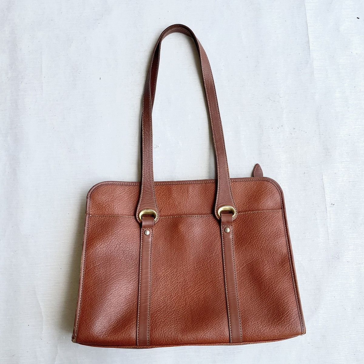 Leather × Vintage Vintage Leather Marie Claire Shoulder Bag Size ONE SIZE - 16 Thumbnail