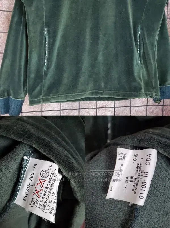 Burberry Burberry Green Embroidered Cotton Blend Sweatshirt. Size L / US 10 / IT 46 - 7 Thumbnail