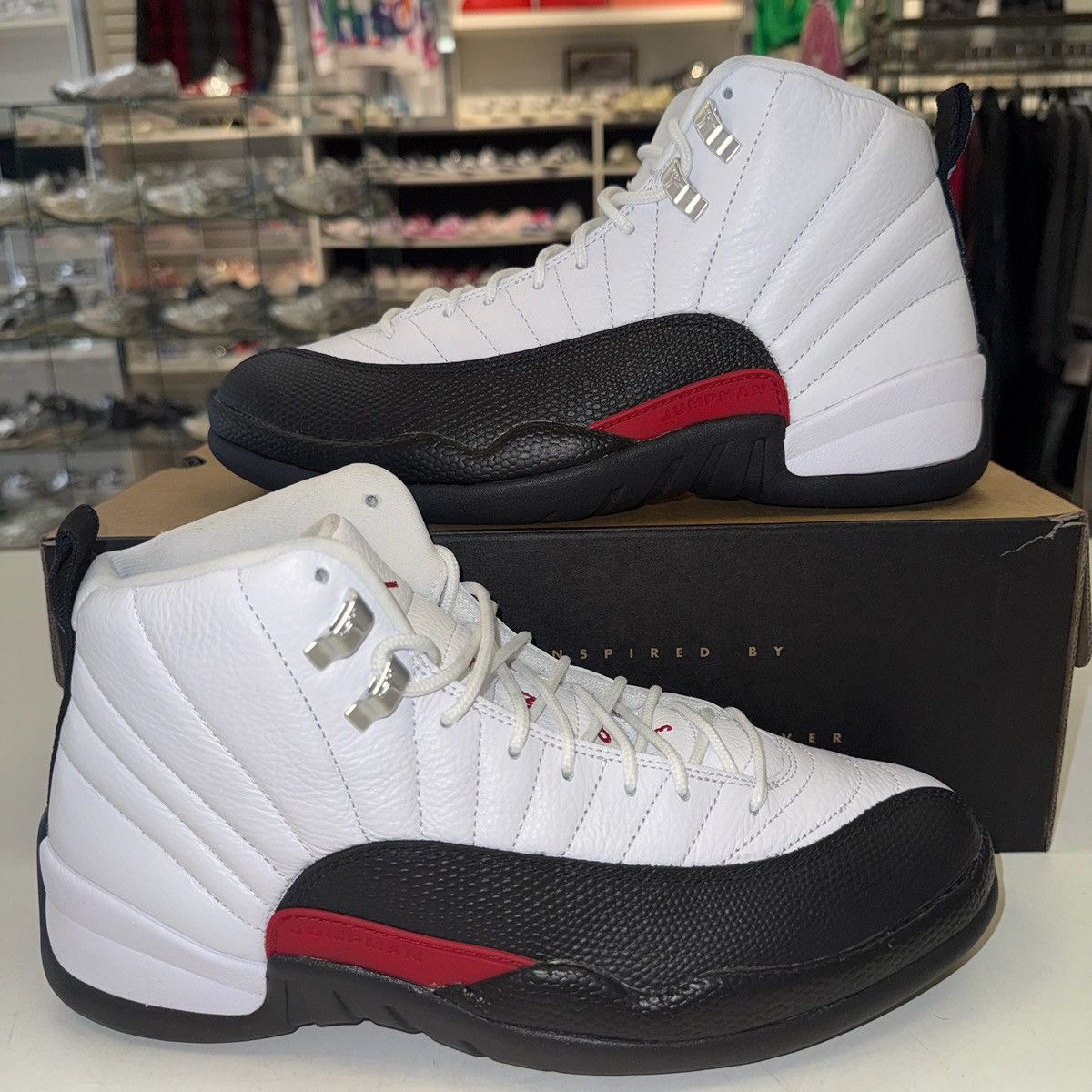 Jordan Brand Size 9.5 - Air Jordan 12 Retro Taxi Flip - CT8013-162 Size US 9.5 / EU 42-43 - 1 Thumbnail
