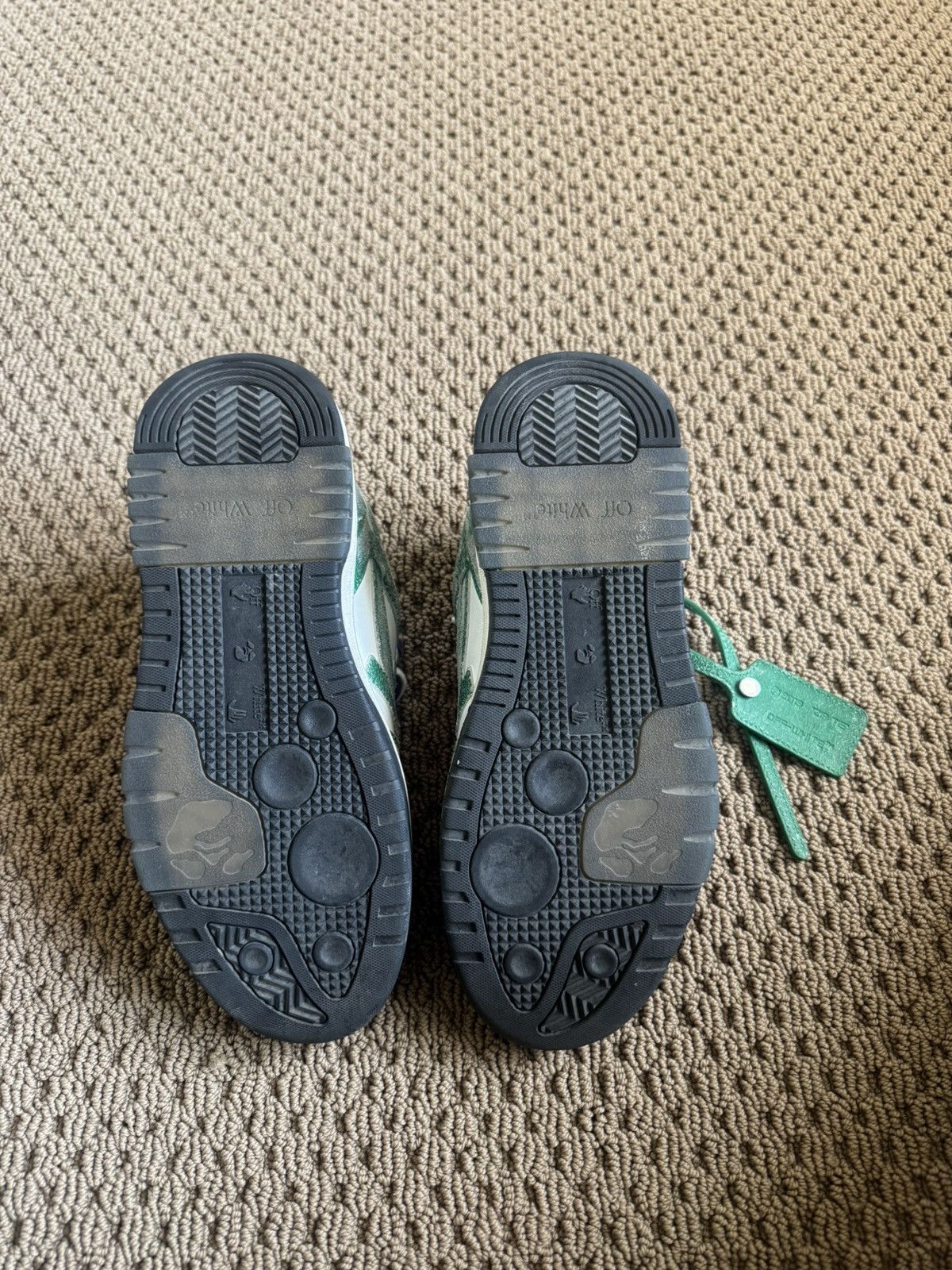 Off-White Off-White Out of Office Vintage Leather 'White Green' Size US 6 / EU 39 - 5 Thumbnail