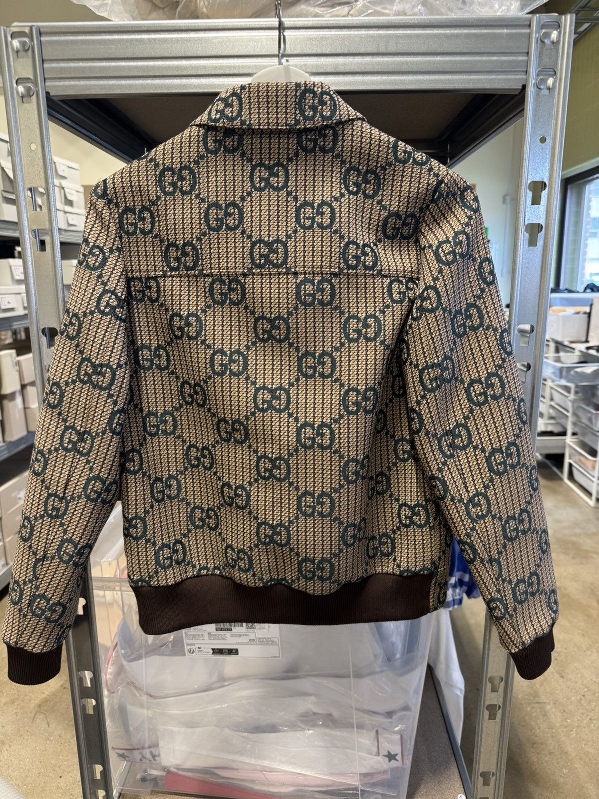 Gucci Gucci Jumbo GG Wool Stripes Bomber Jacket NEW 4000$ Size S / US 4 / IT 40 - 3 Thumbnail