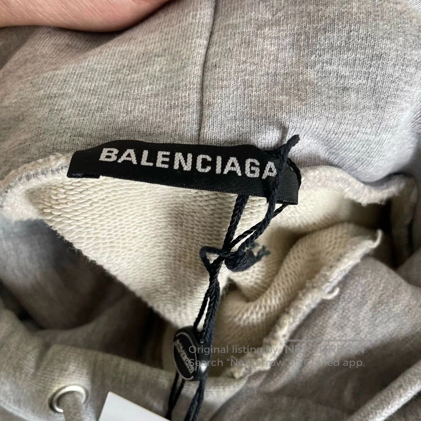 Balenciaga balenciaga gray hoodie with logo. Size US XS / EU 42 / 0 - 3 Thumbnail