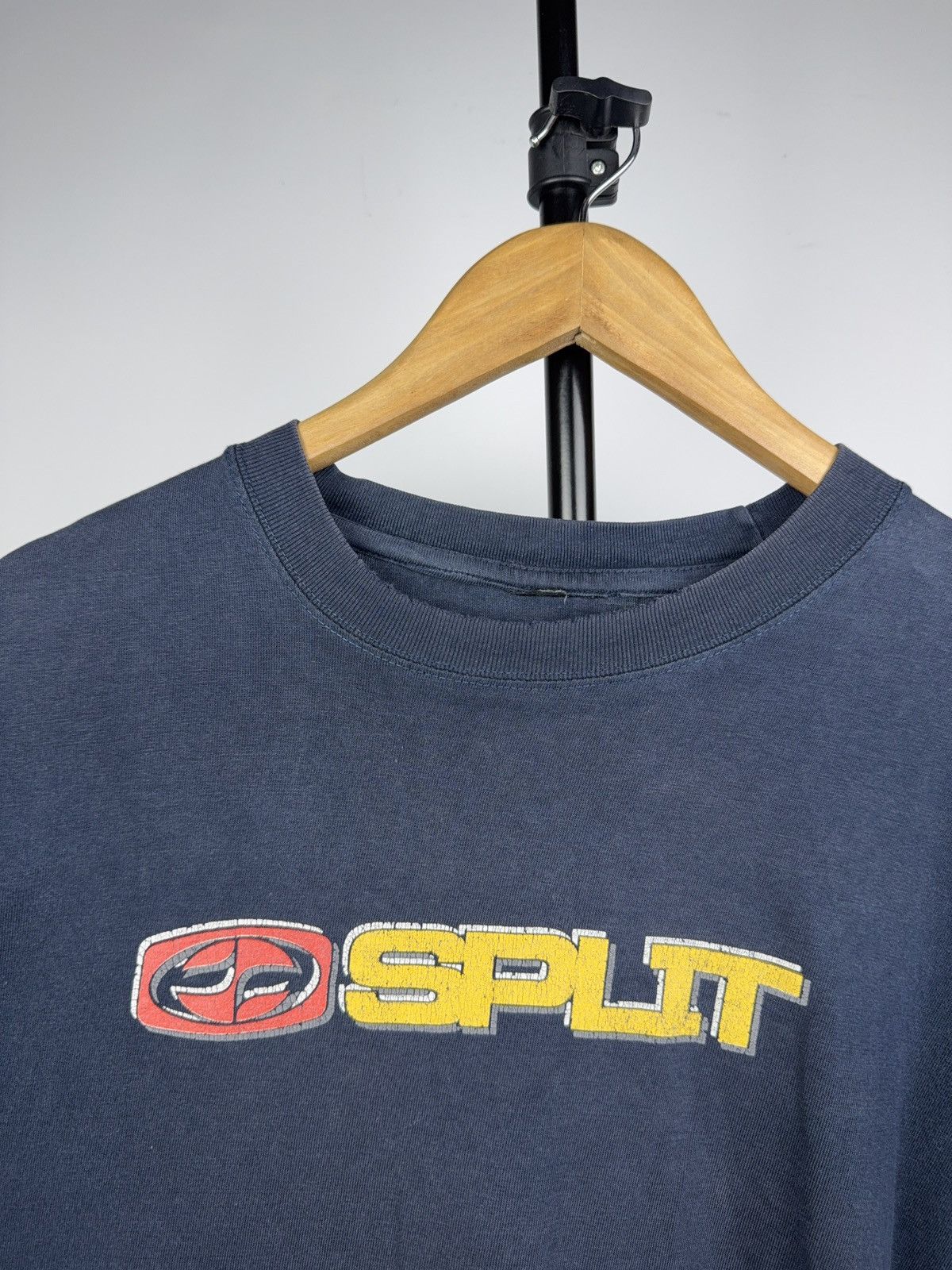 Split Vintage 90s Split USA Skate Surf T-Shirt Y2K Grunge Style Size US L / EU 52-54 / 3 - 2 Thumbnail