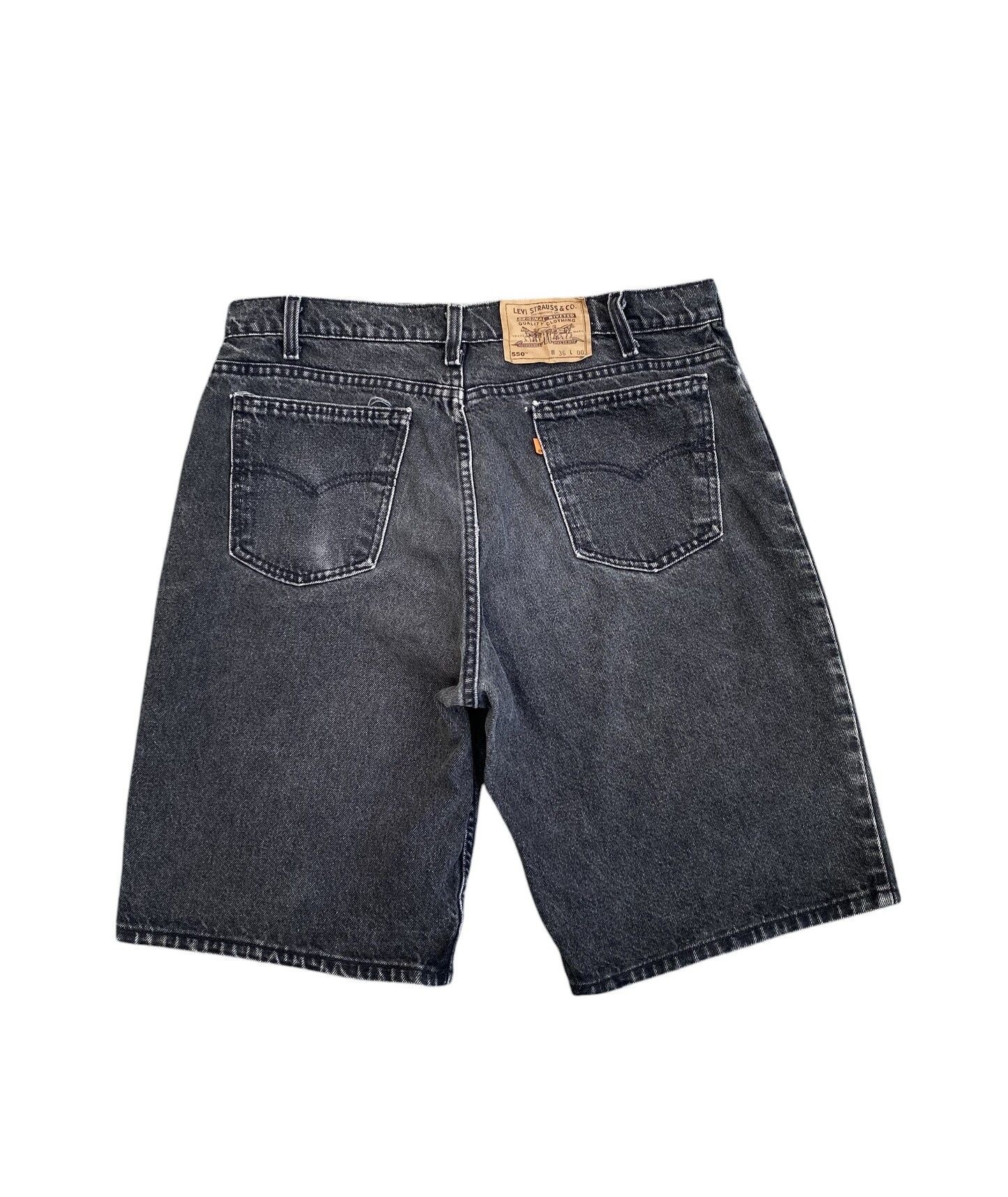 Levi's Vintage Clothing × Vintage PERFECTLY FADED LEVIS VINTAGE 505 ORANGE TAB CROPPED Size US 35 - 3 Thumbnail