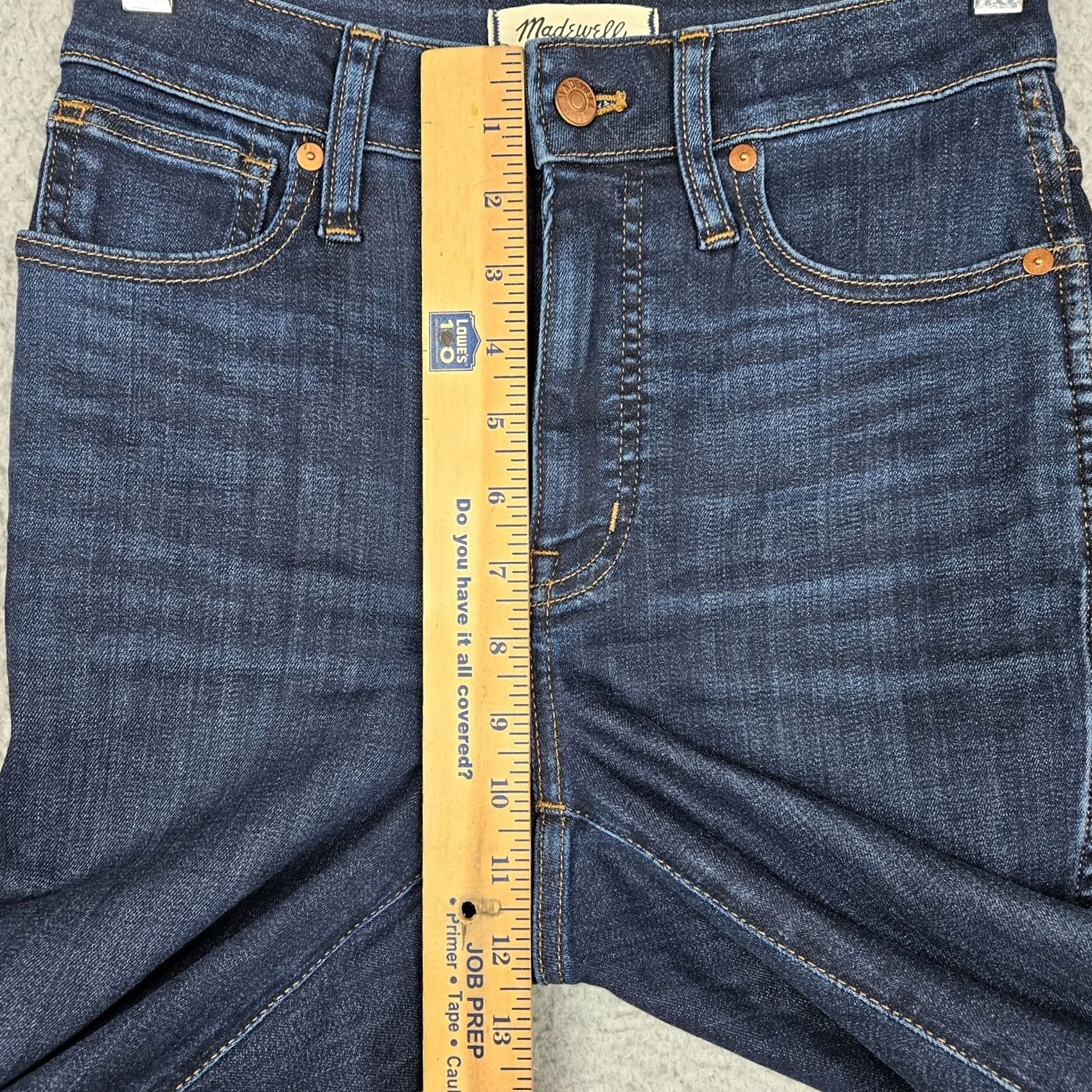 Madewell Madewell Jeans Skinny BLUE five pockets Size 25 Womens Regular High-RISE Vintage No Size 42" / US 20 - 6 Thumbnail