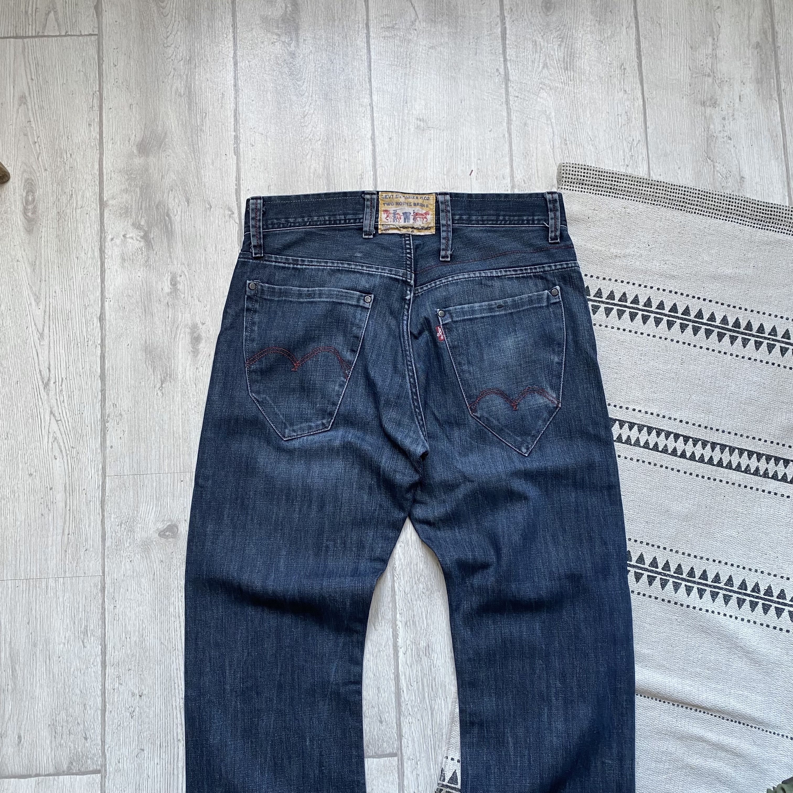 Levi's Vintage Clothing 👖 Vintage Faded Levis jeans denim pants Engineered Size US 34 / EU 50 - 1 Thumbnail