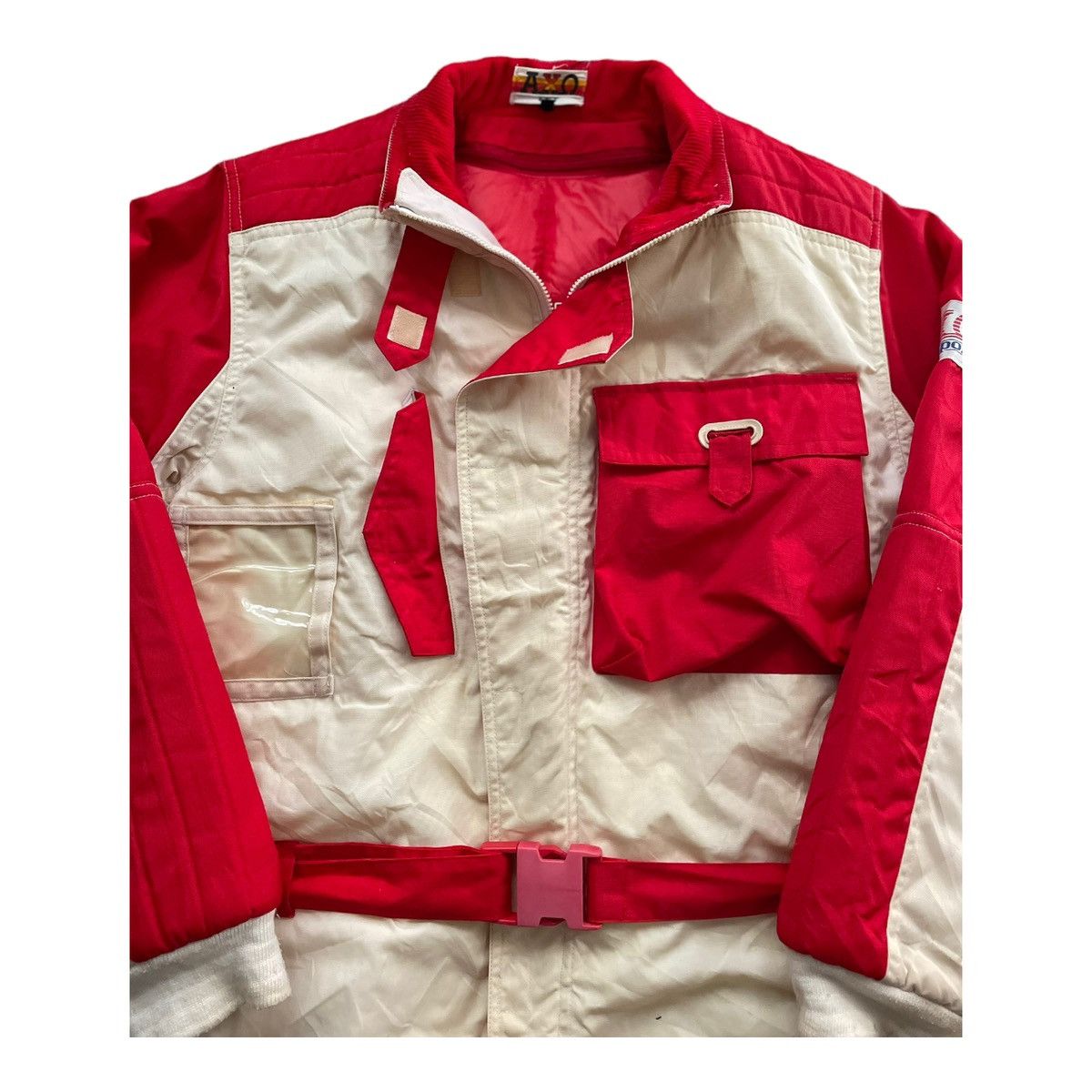 Gear for Sports × Vintage Vintage 90s Official AXO Fet Sport Racing Motocross Jacket Size US M / EU 48-50 / 2 - 6 Thumbnail