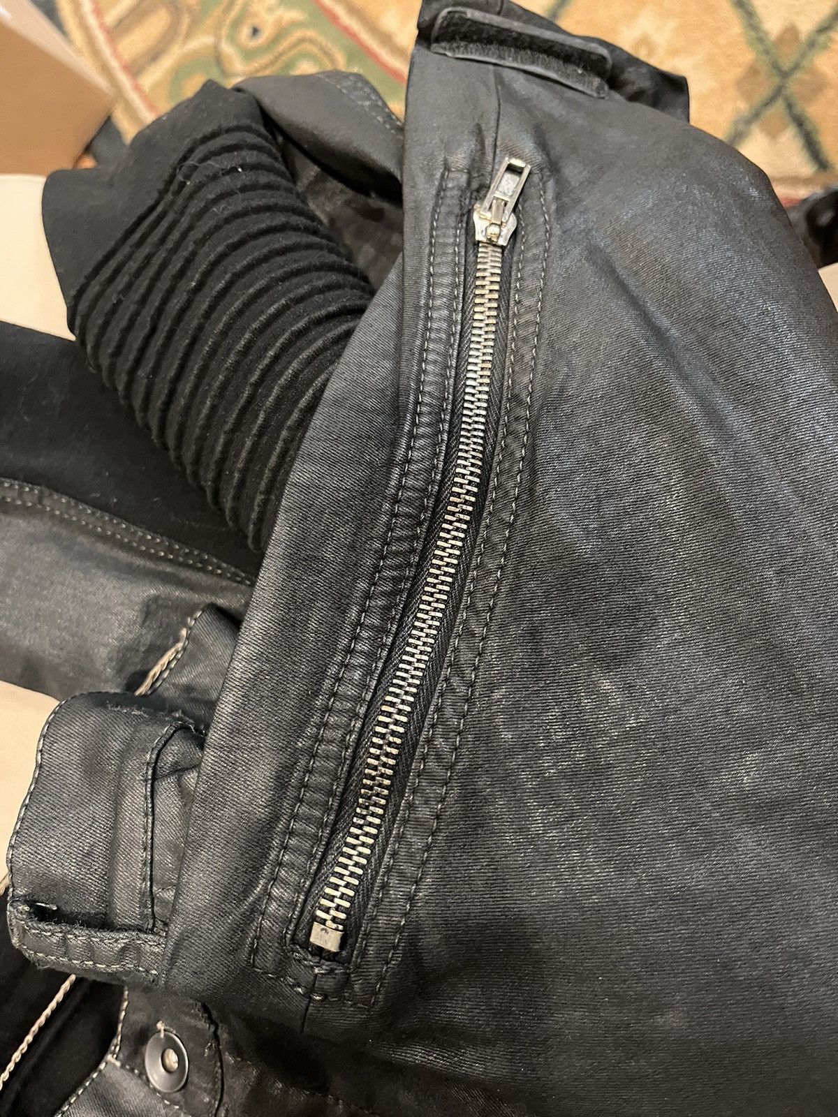 Rick Owens × Rick Owens Drkshdw Rick Owens Memphis Waxed Denim Size US 31 - 6 Thumbnail