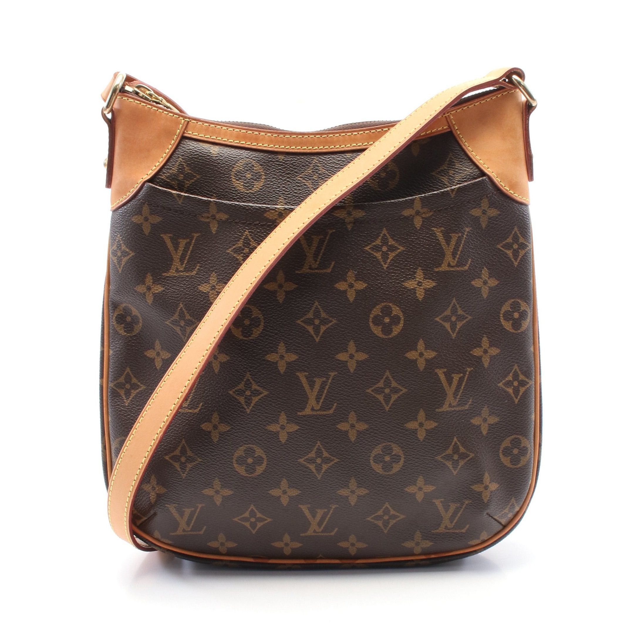 Louis Vuitton Louis Vuitton Odeon Pm Monogram Shoulder Bag Leather Brown Size ONE SIZE - 1 Thumbnail