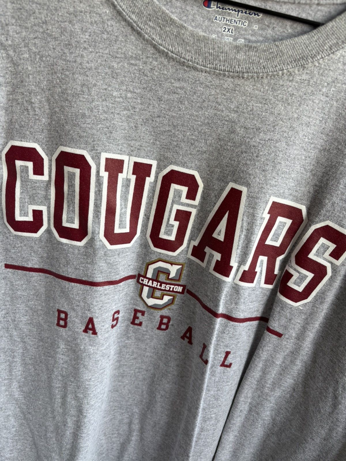 Champion Champion Charleston Cougars Baseball Team T-shirt Sportswear Size US XXL / EU 58 / 5 - 3 Thumbnail