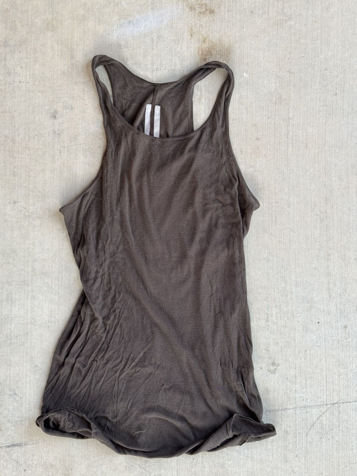 リックオウエンス　タンクトップ　xs リックオウエンス Rick Owens タンクトップ XS - メルカリ