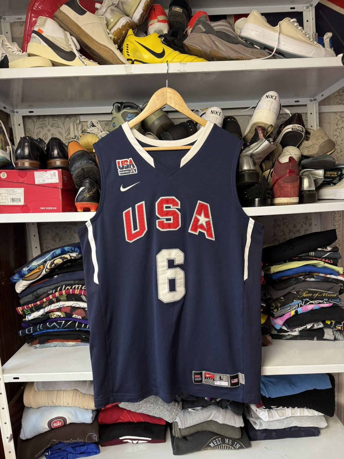 NBA Vintage Y2K Lebron James Team USA NBA Olympics Jersey L Size US L / EU 52-54 / 3 - 1 Thumbnail
