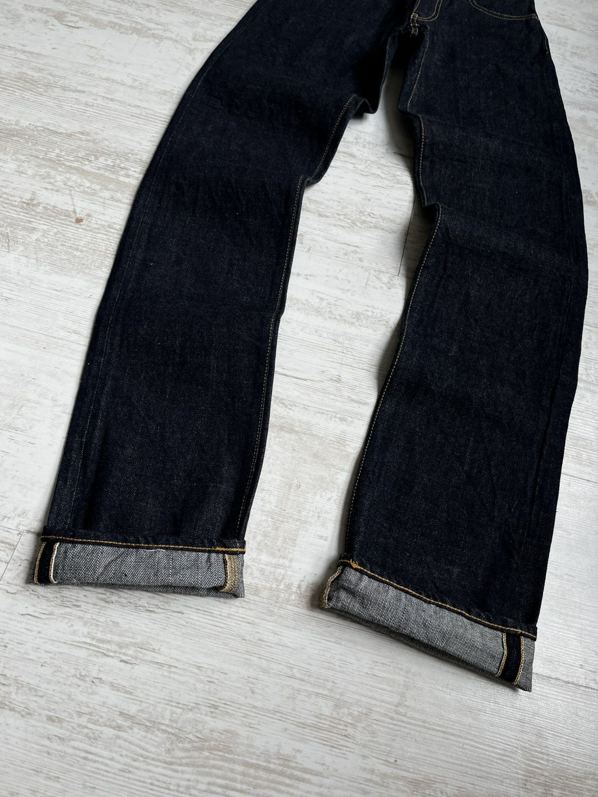 Japanese Brand Pherrows Stormy Blue Lot 441 Selvedge Blue Denim Jeans 28/36 Size US 28 / EU 44 - 7 Thumbnail